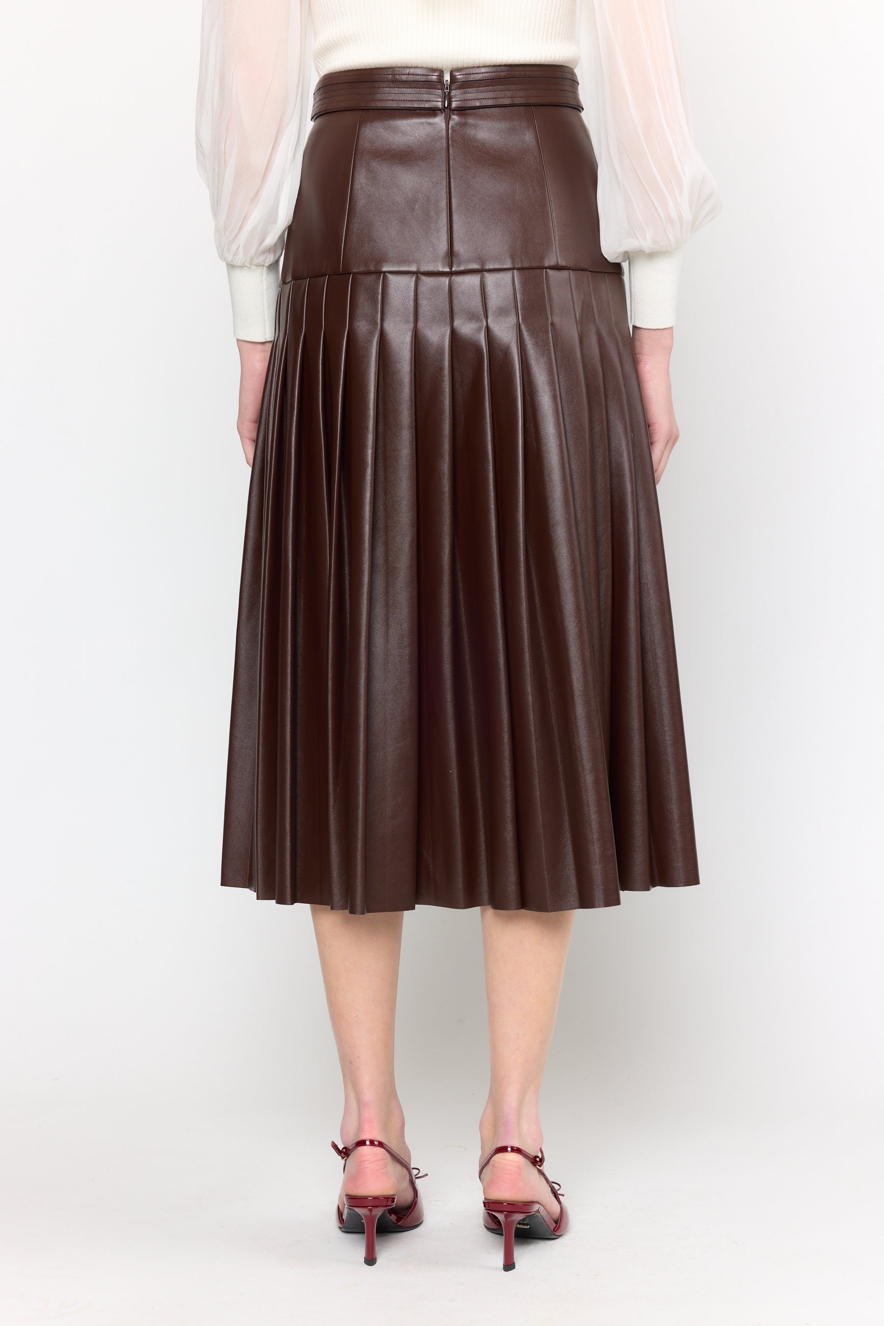 Clarissa Skirt - Maroon