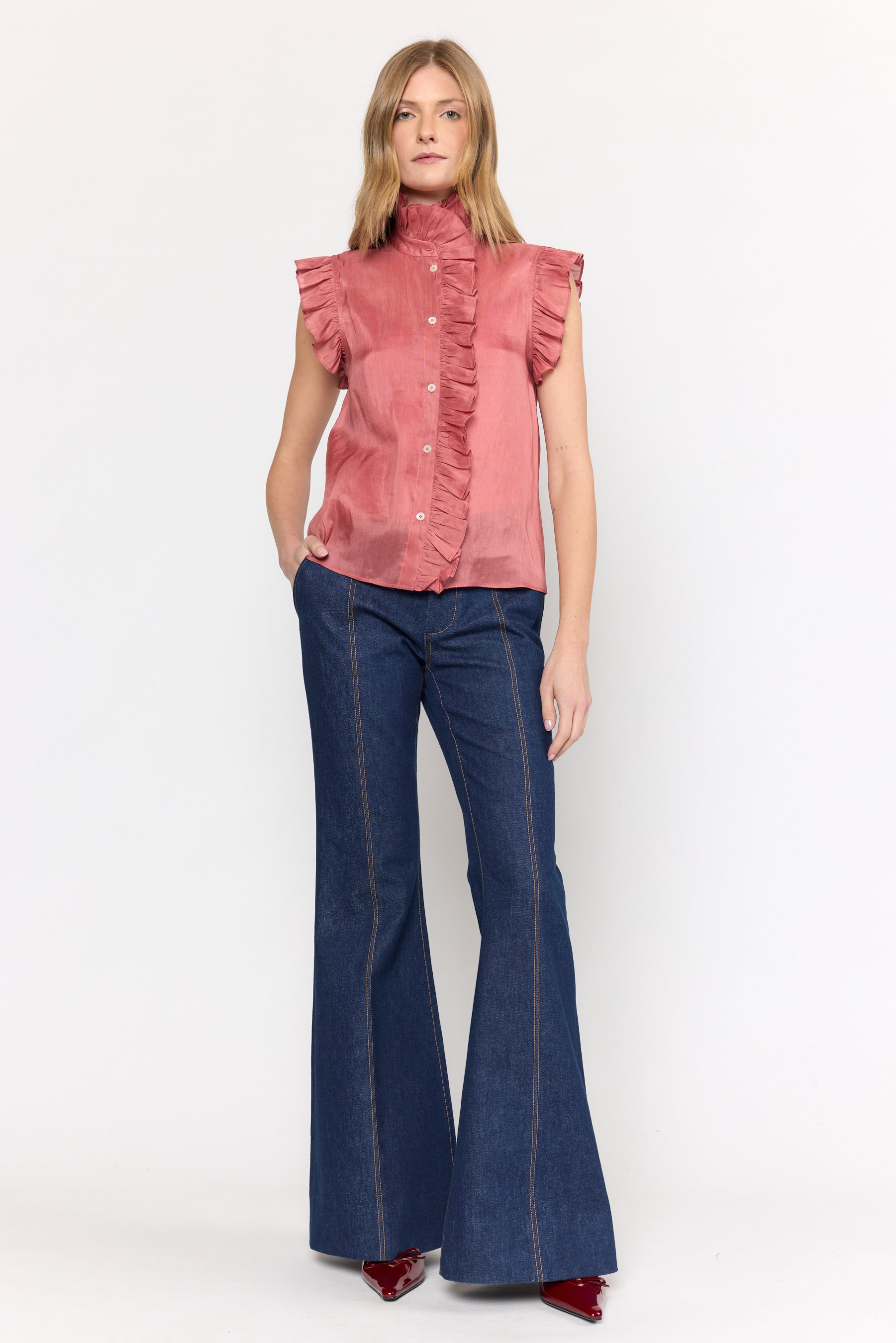 Marfa Top - Dusty Rose