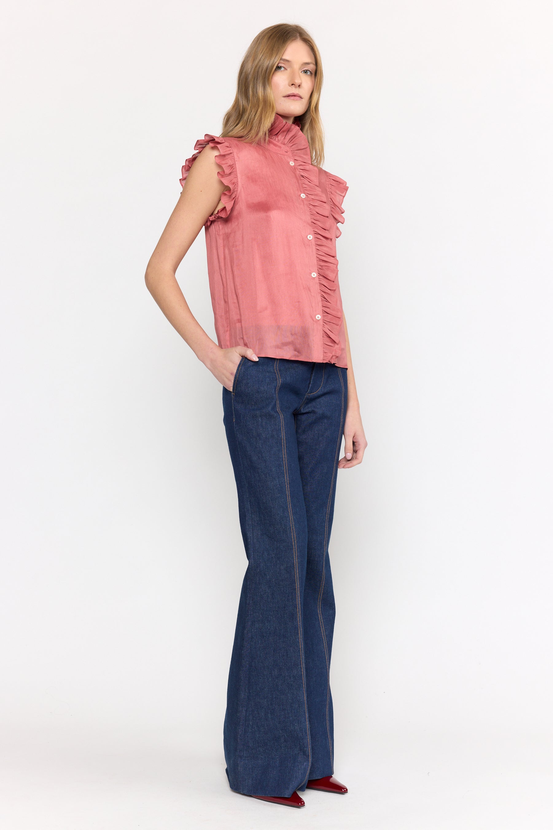 Marfa Top - Dusty Rose