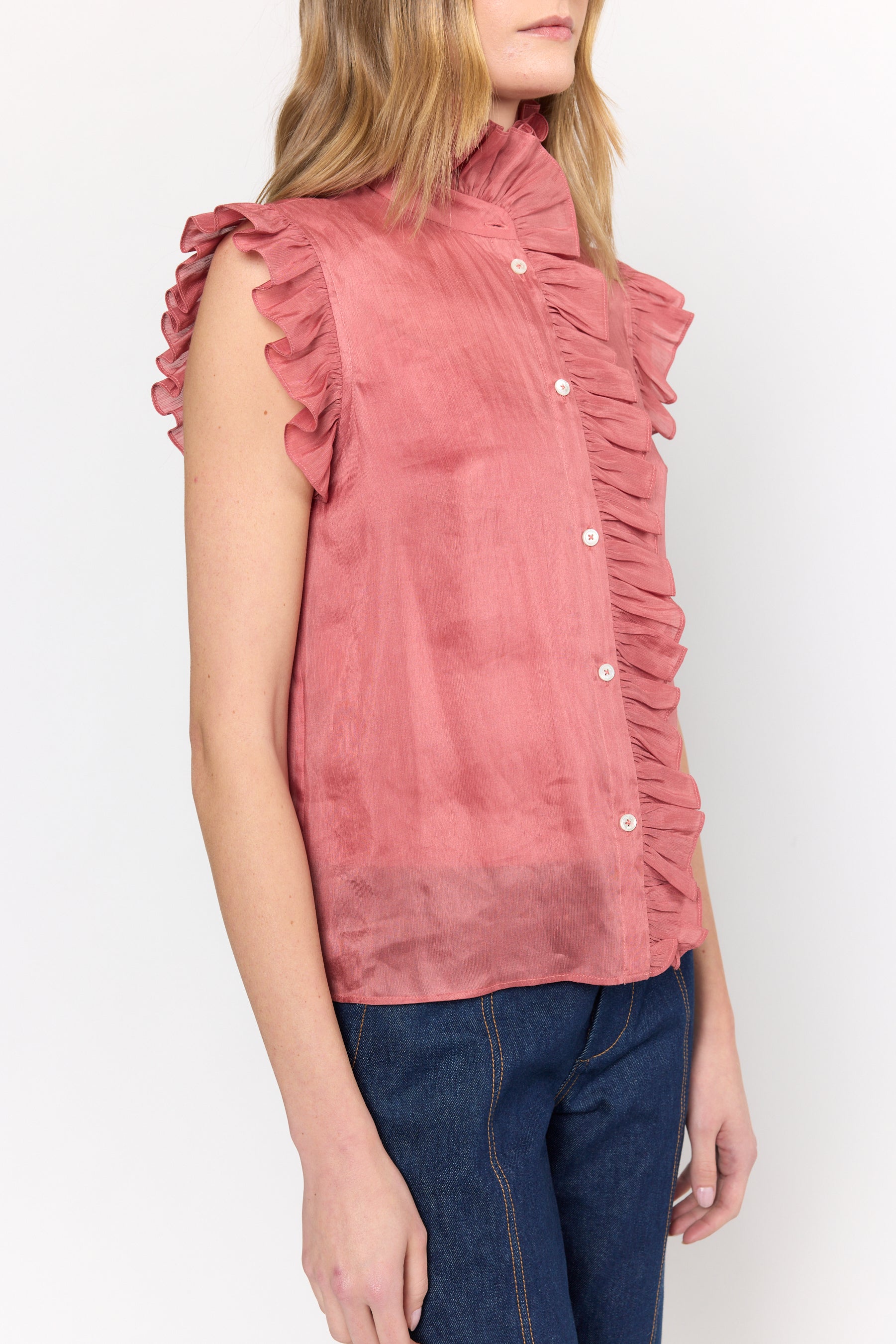 Marfa Top - Dusty Rose