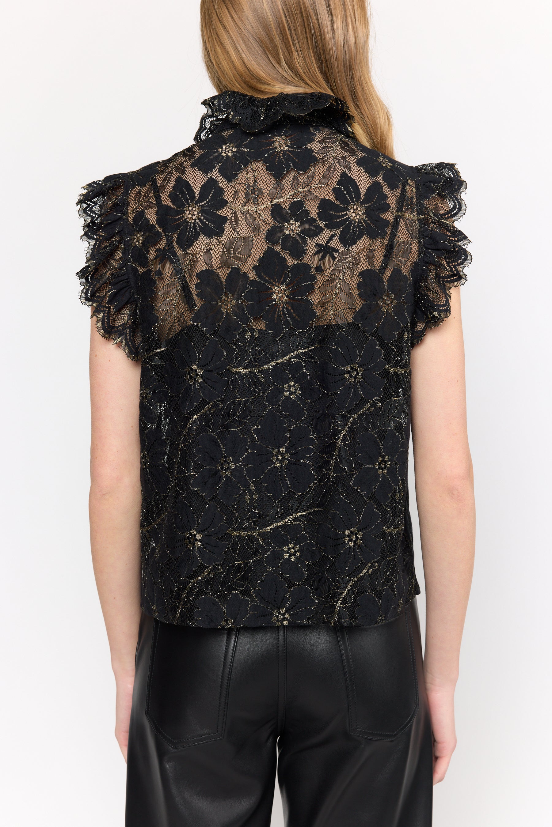 Marfa Top - Black Lace