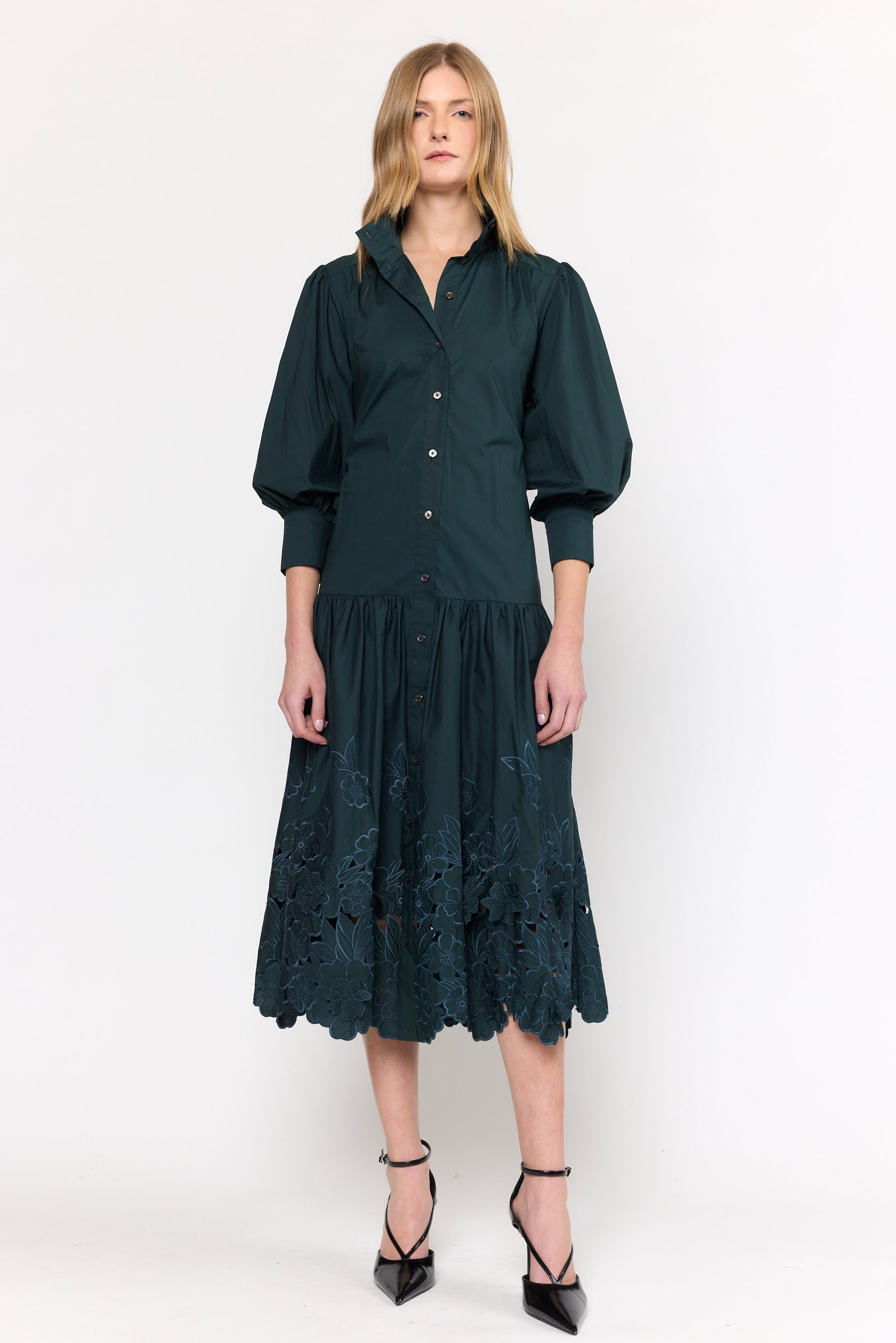Prague Dress - Evergreen