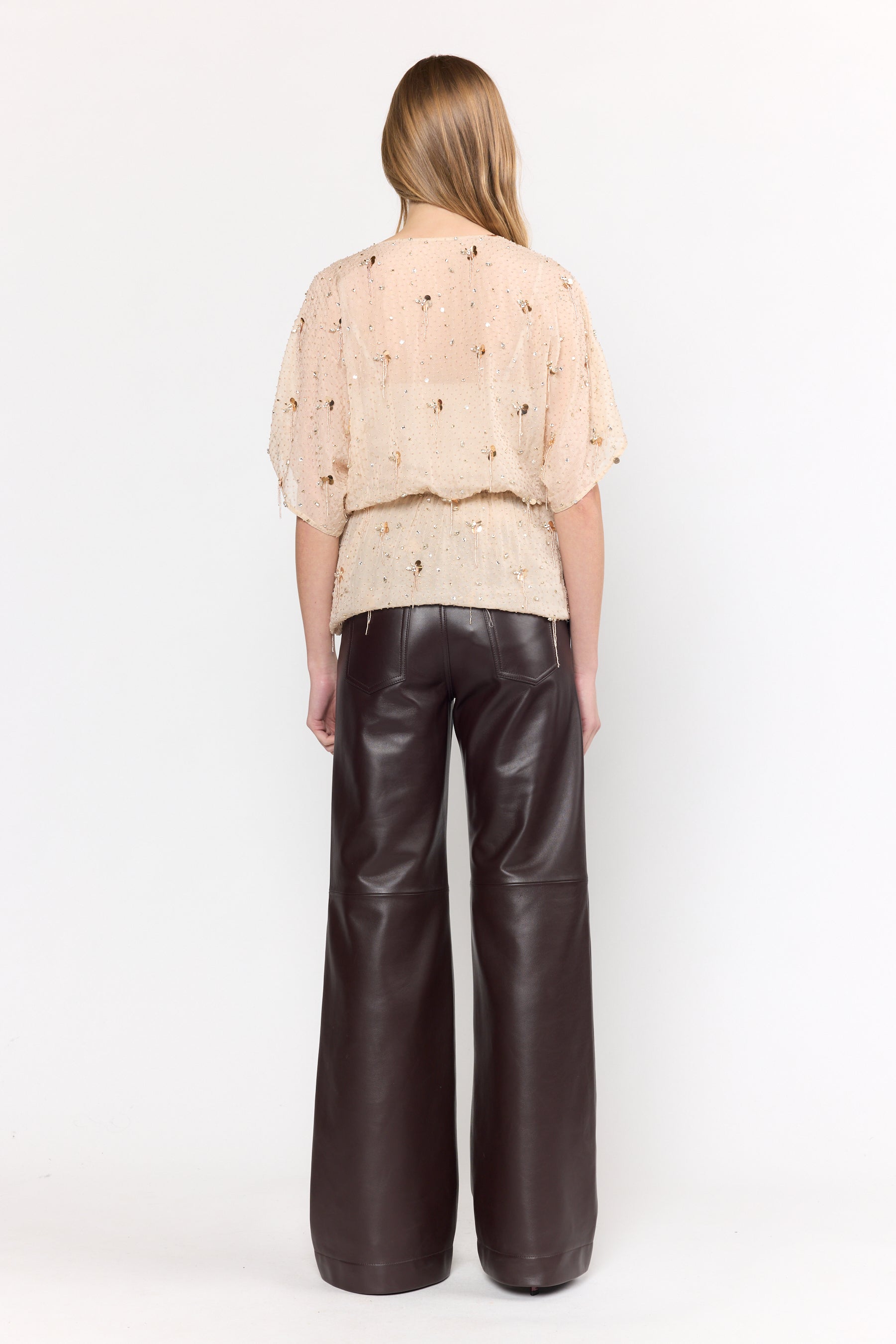 Palmer Blouse - Starlight Nude