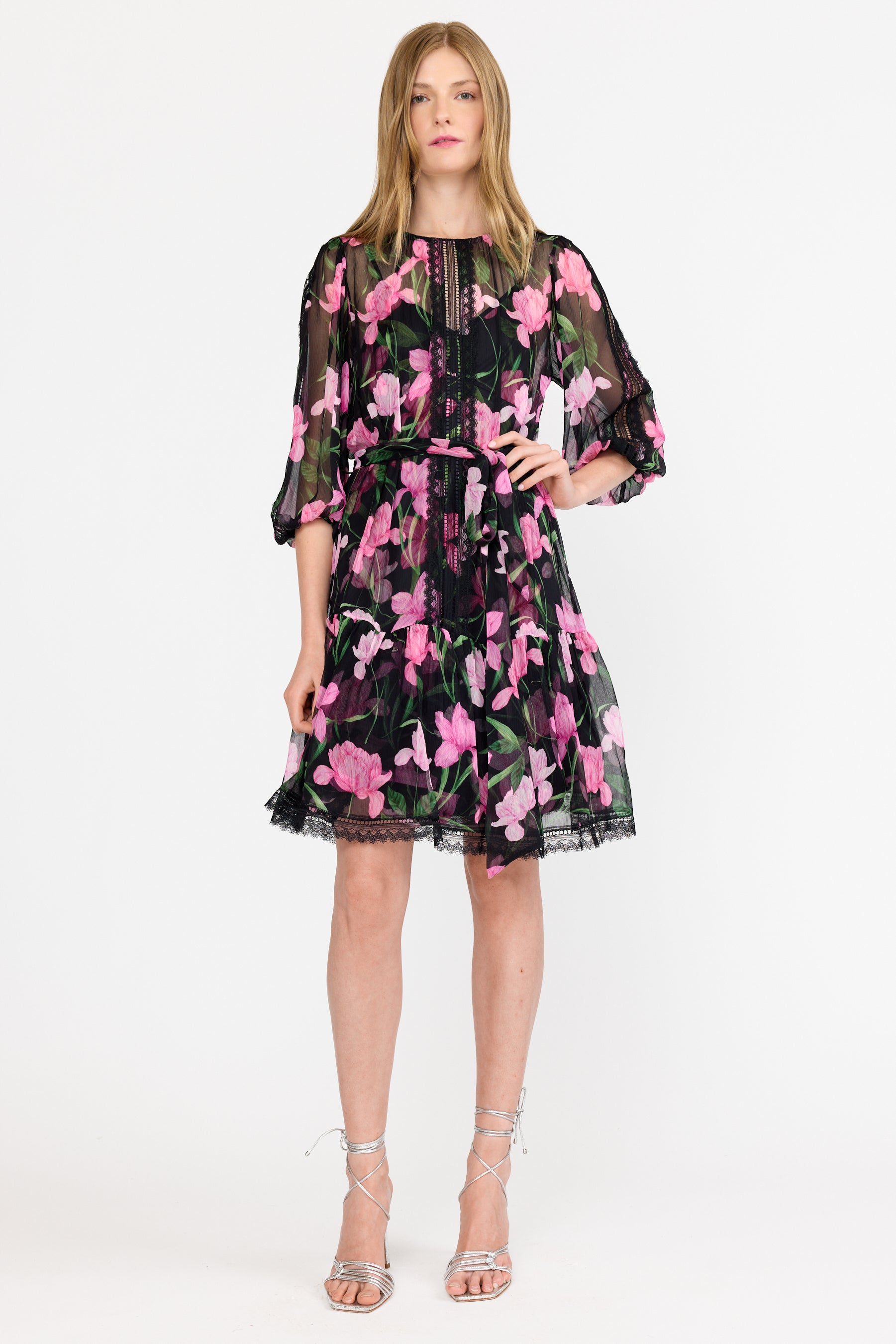 Orion Dress - Onyx Florette