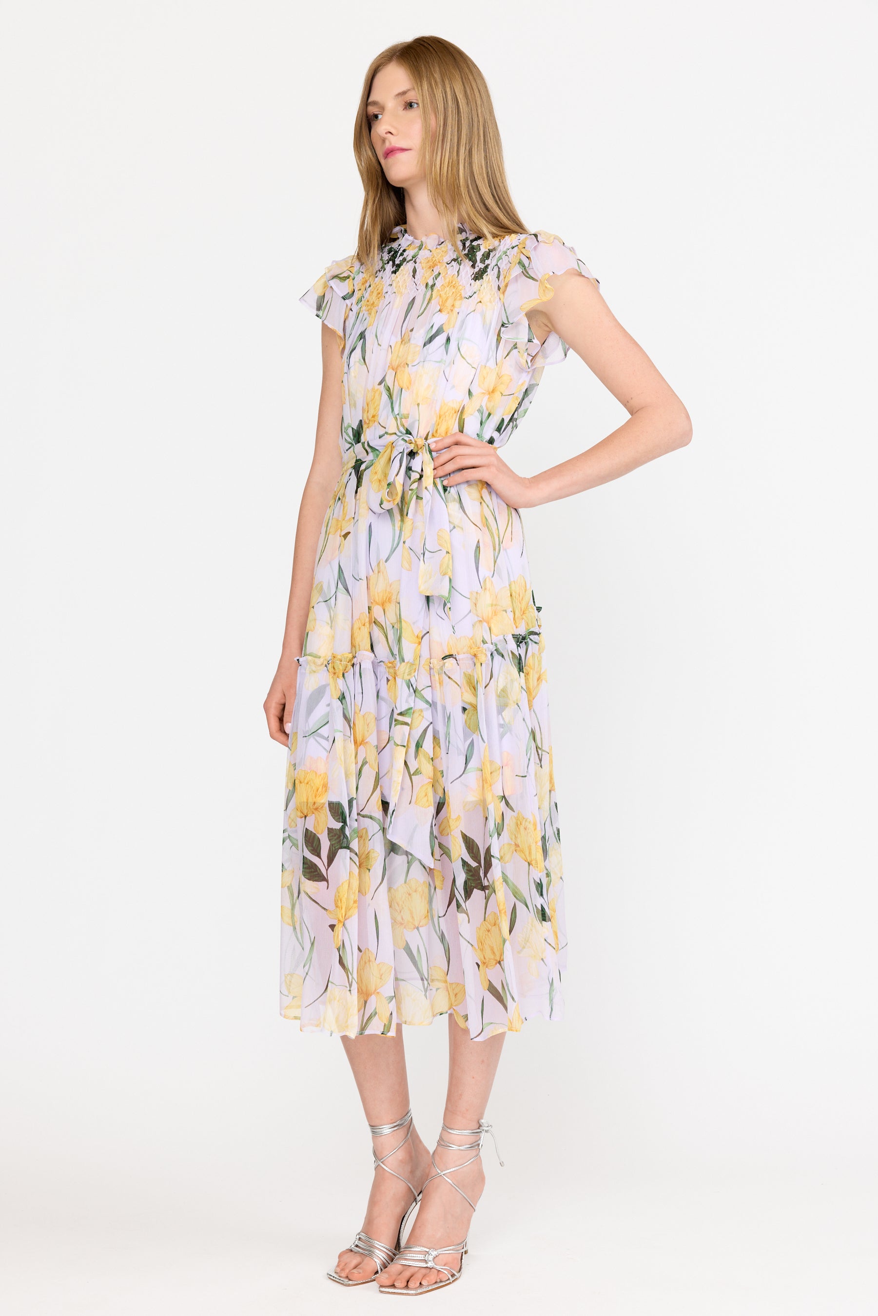 Vera Dress - Lilac Florette