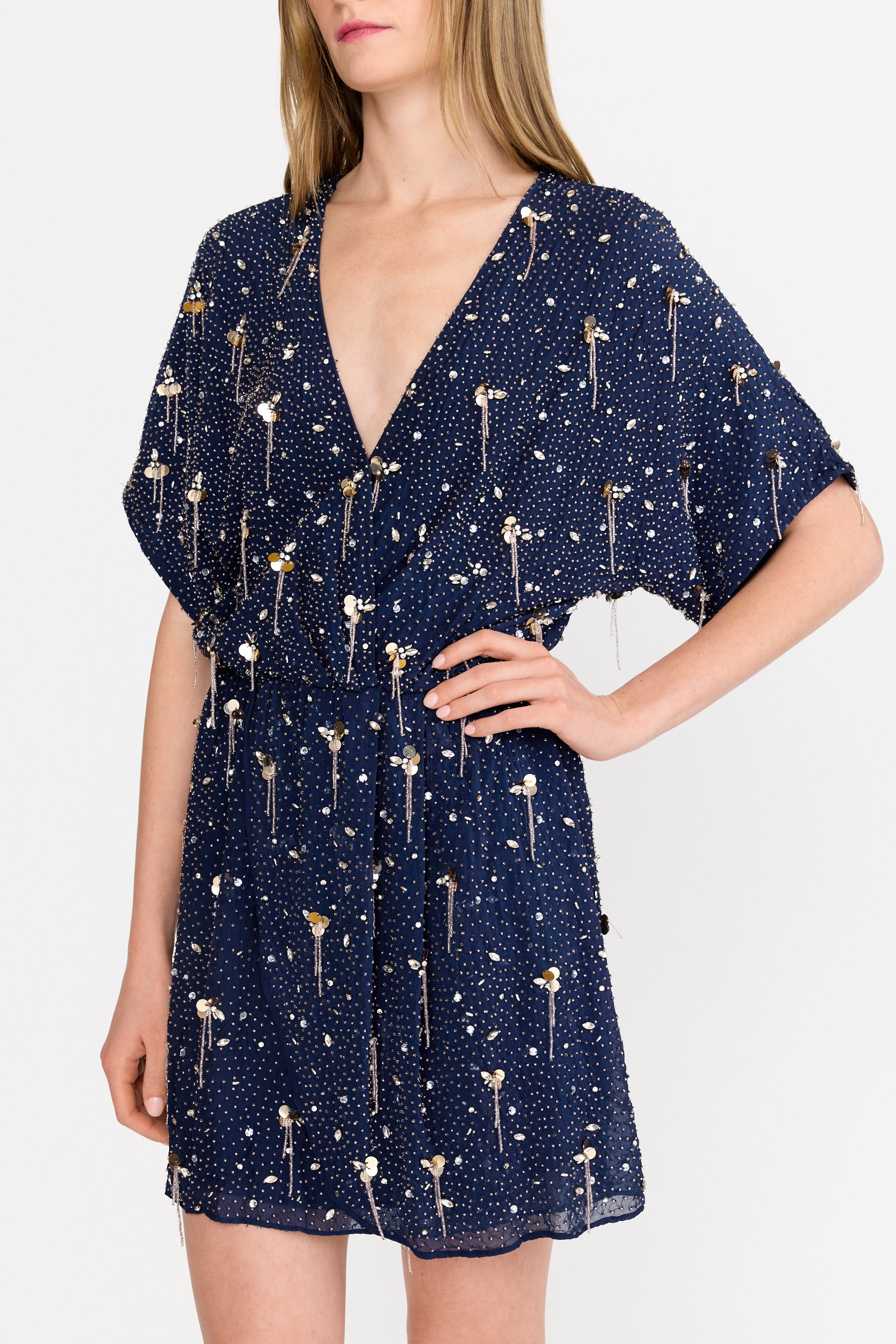 Angelina Dress - Starlight Navy