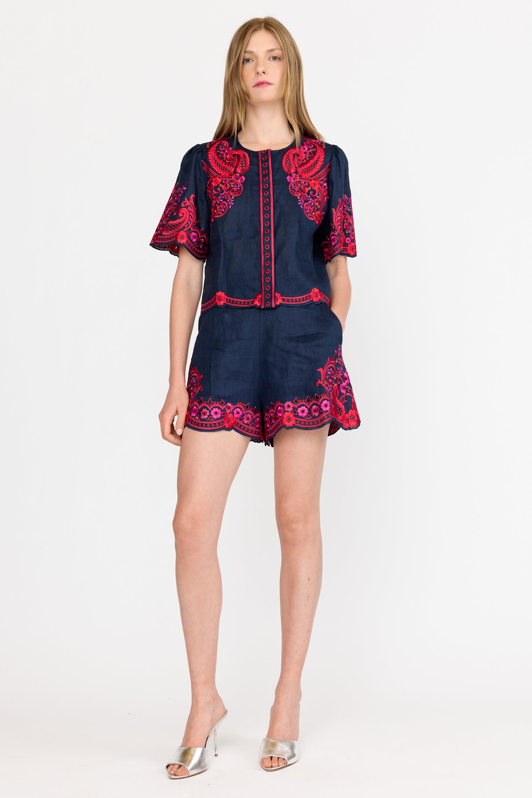 Jane Top - Midnight Rosaria