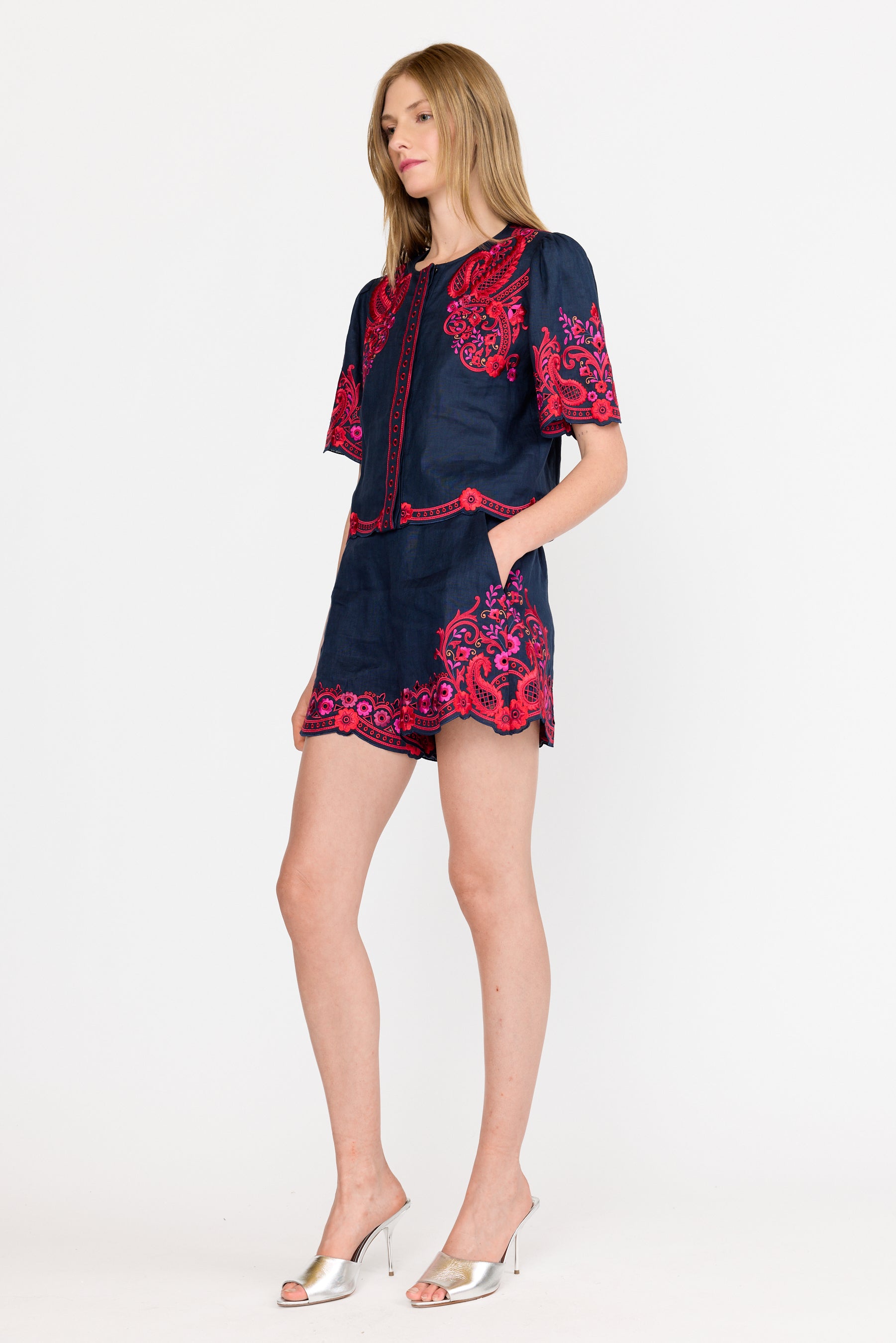 Jane Top - Midnight Rosaria