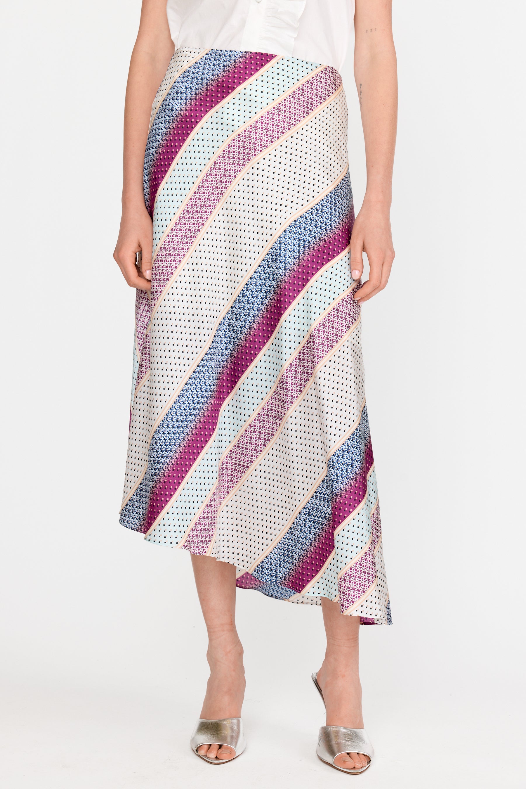 Josie Skirt - Coastal Stripe