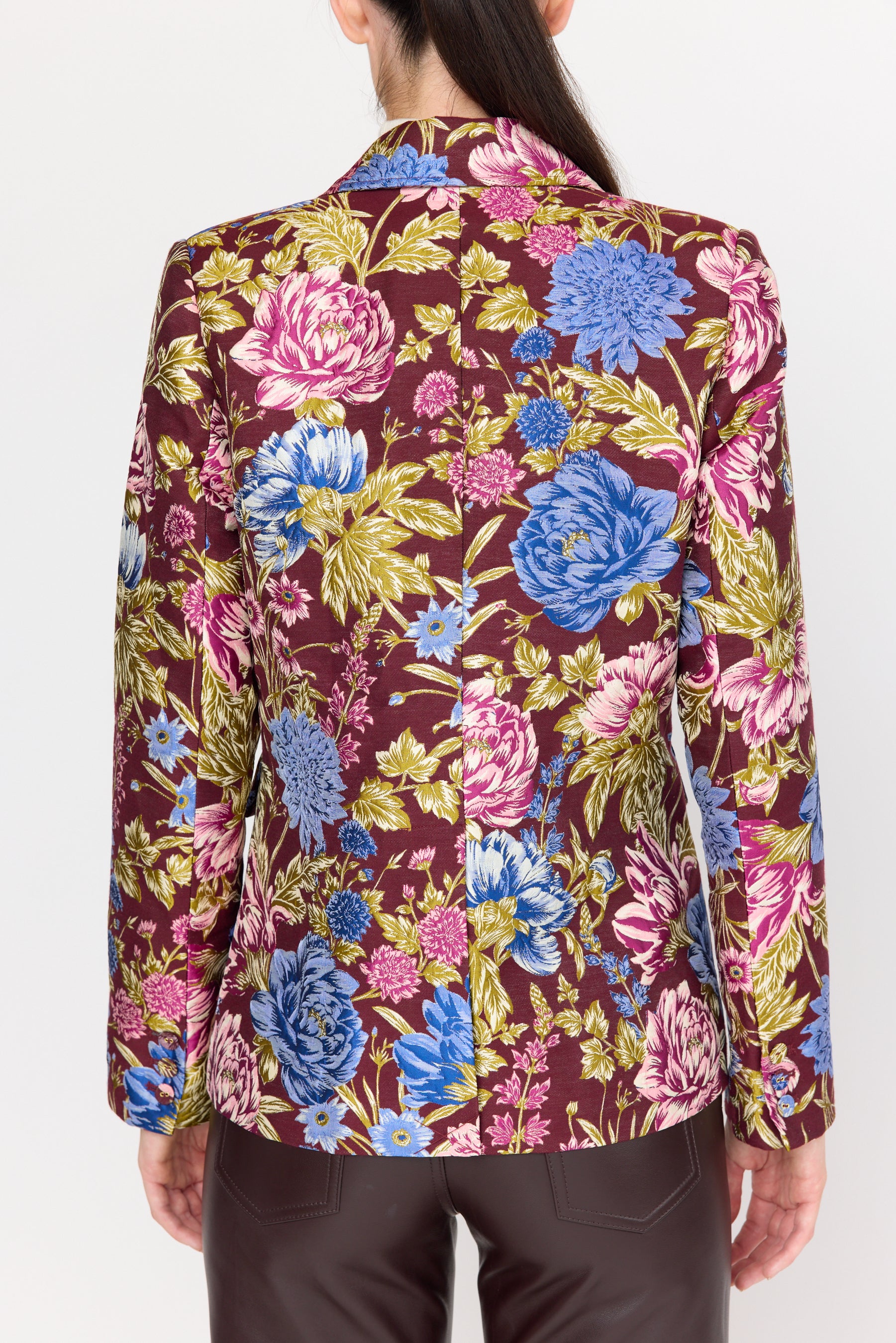 Soraya Blazer - Carmine Floral