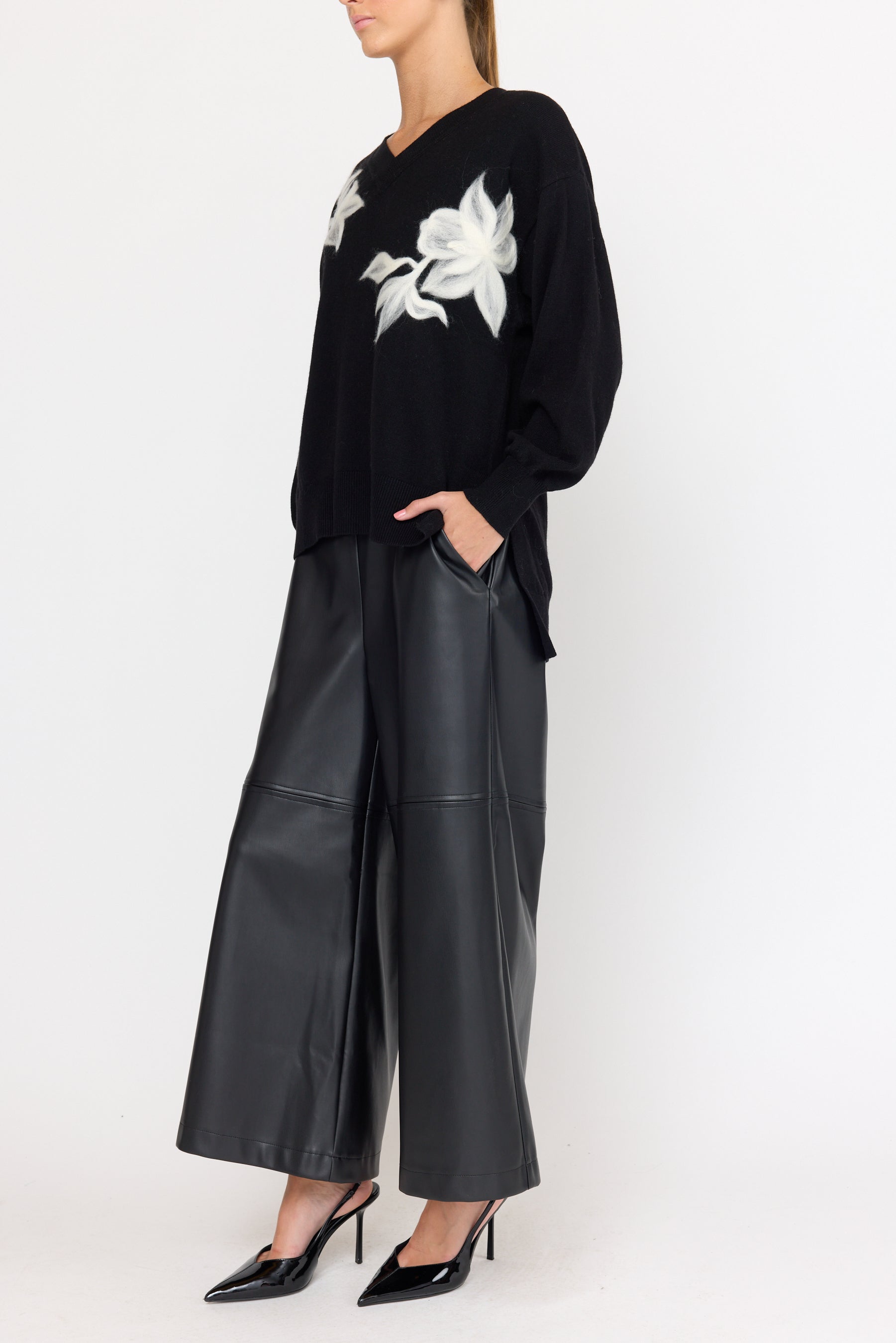 Vivienne Sweater - Moonshadow Noir