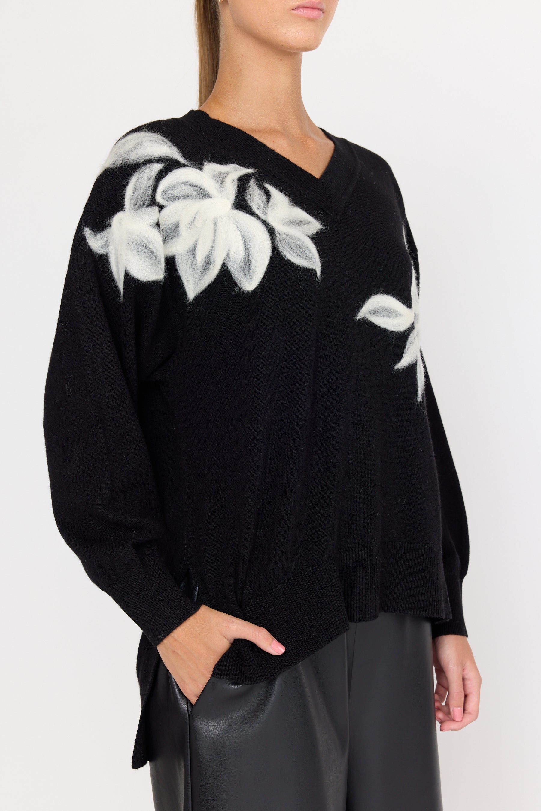 Vivienne Sweater - Moonshadow Noir