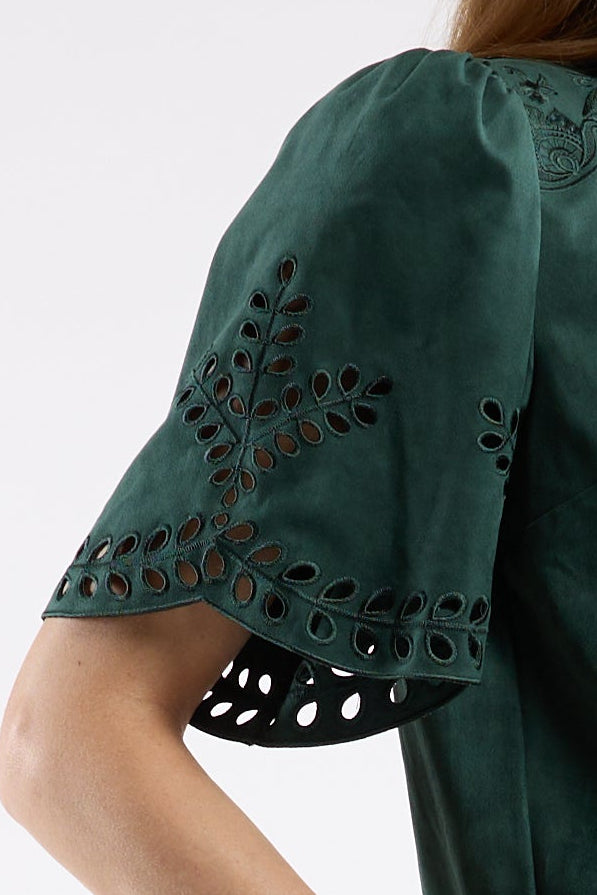Addison Top - Cedar Embroidery