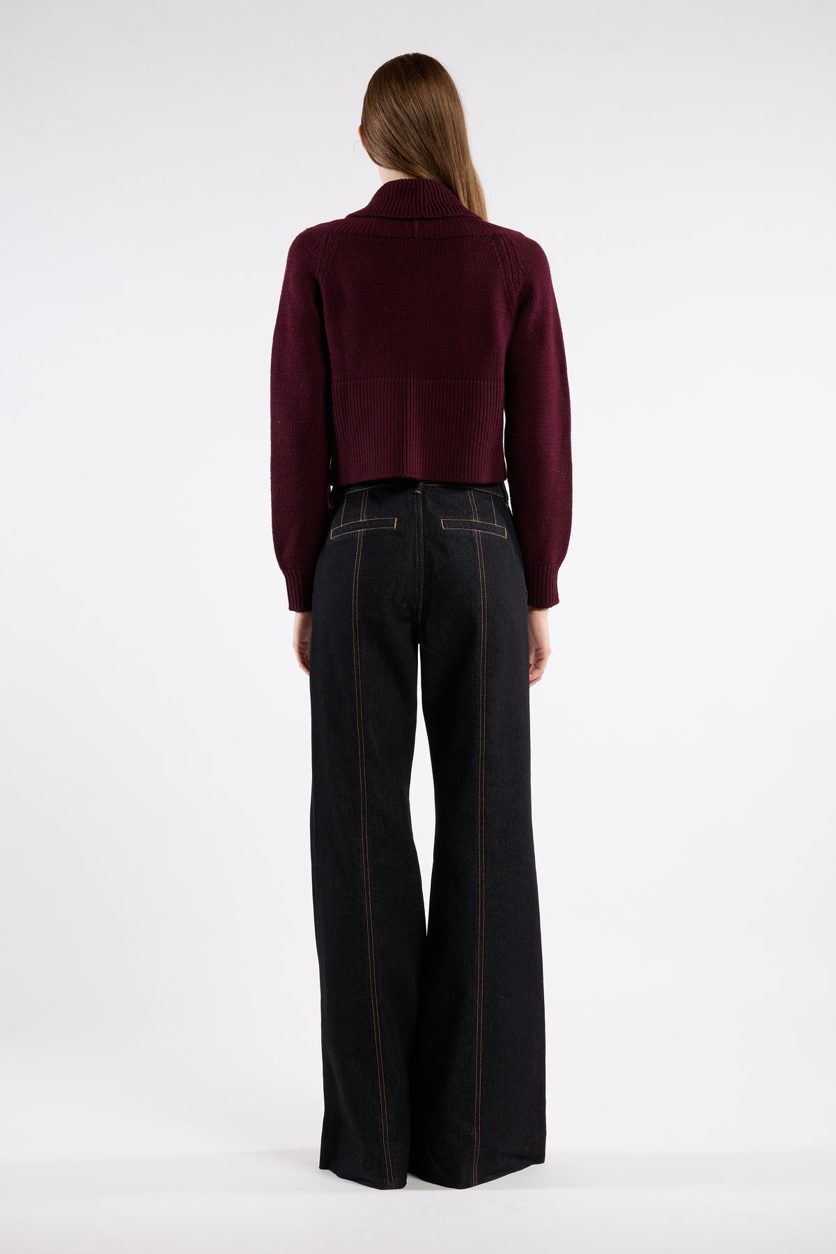 Jovie Cardigan - Cabernet