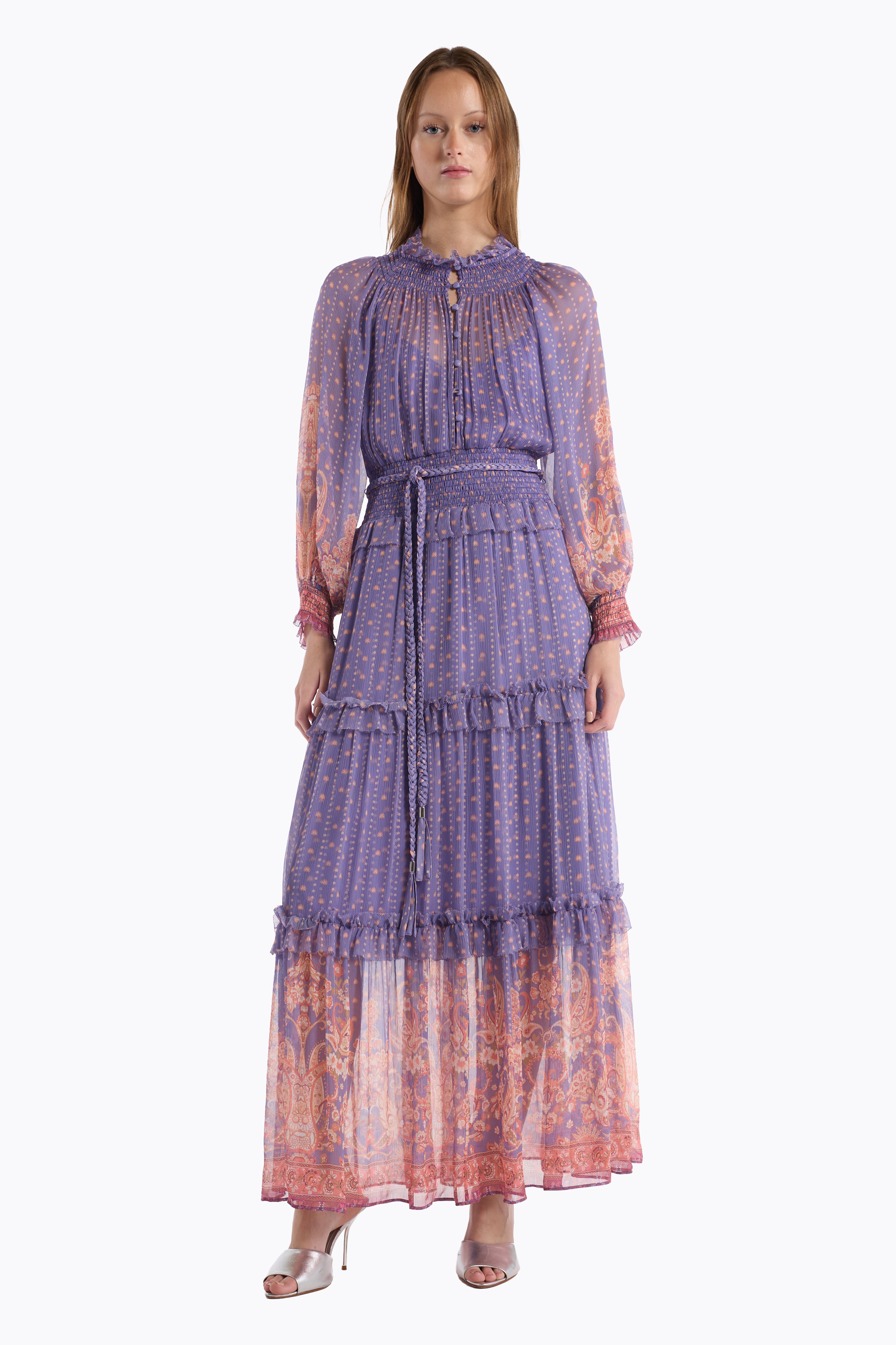 Florence Dress - Iris Filigree