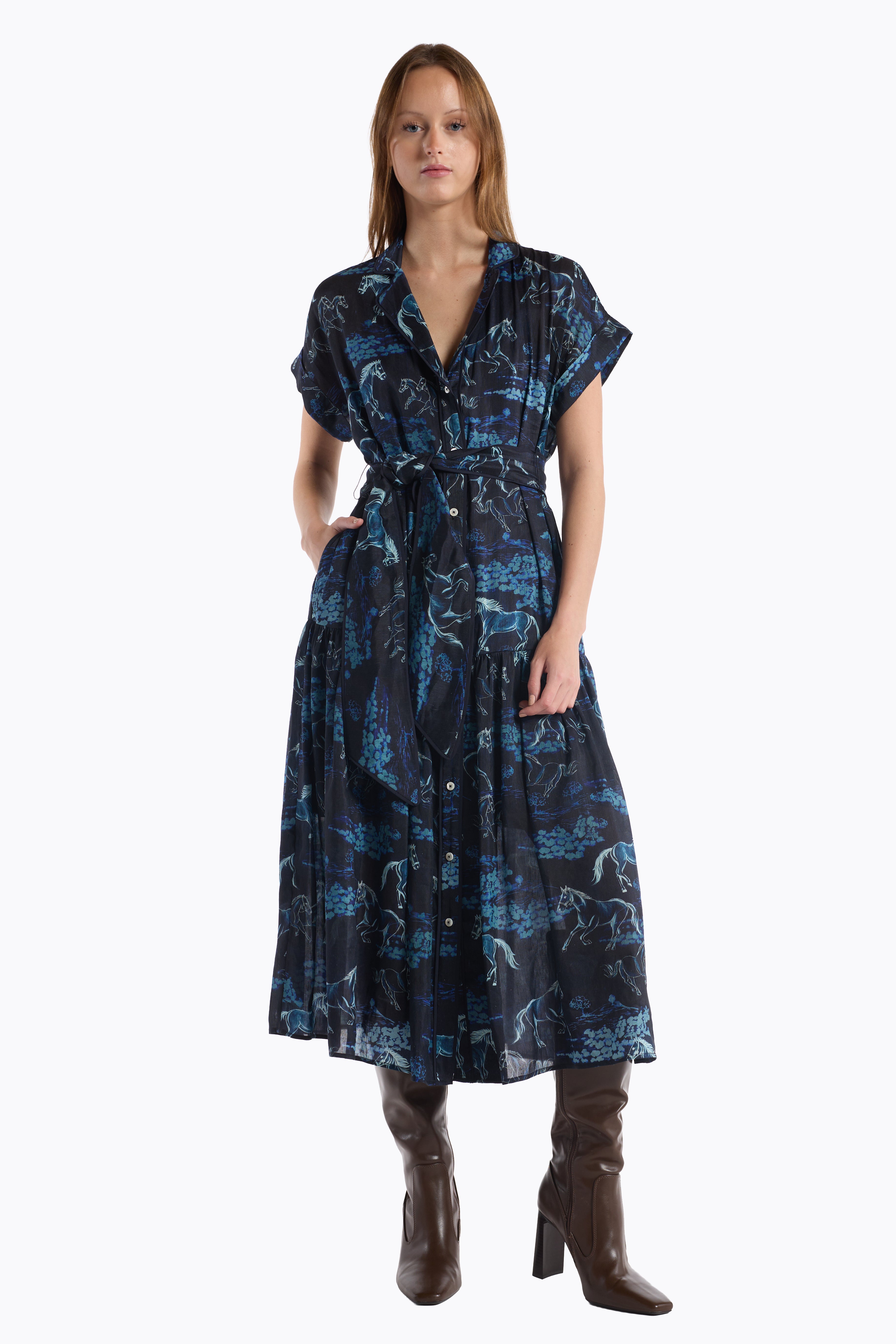 Estella Dress - Moonlit Mustang