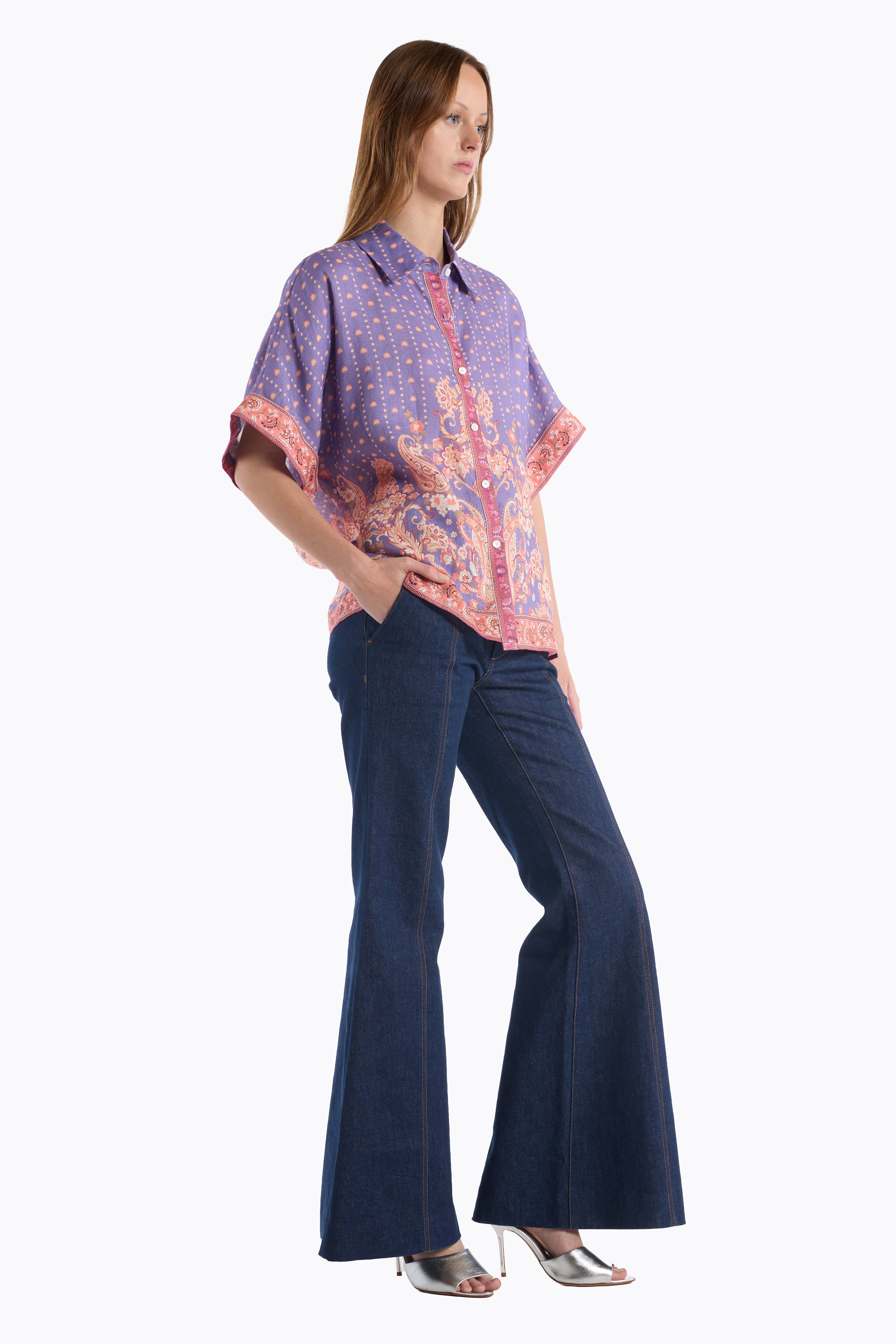 Rosa Top - Iris Filigree