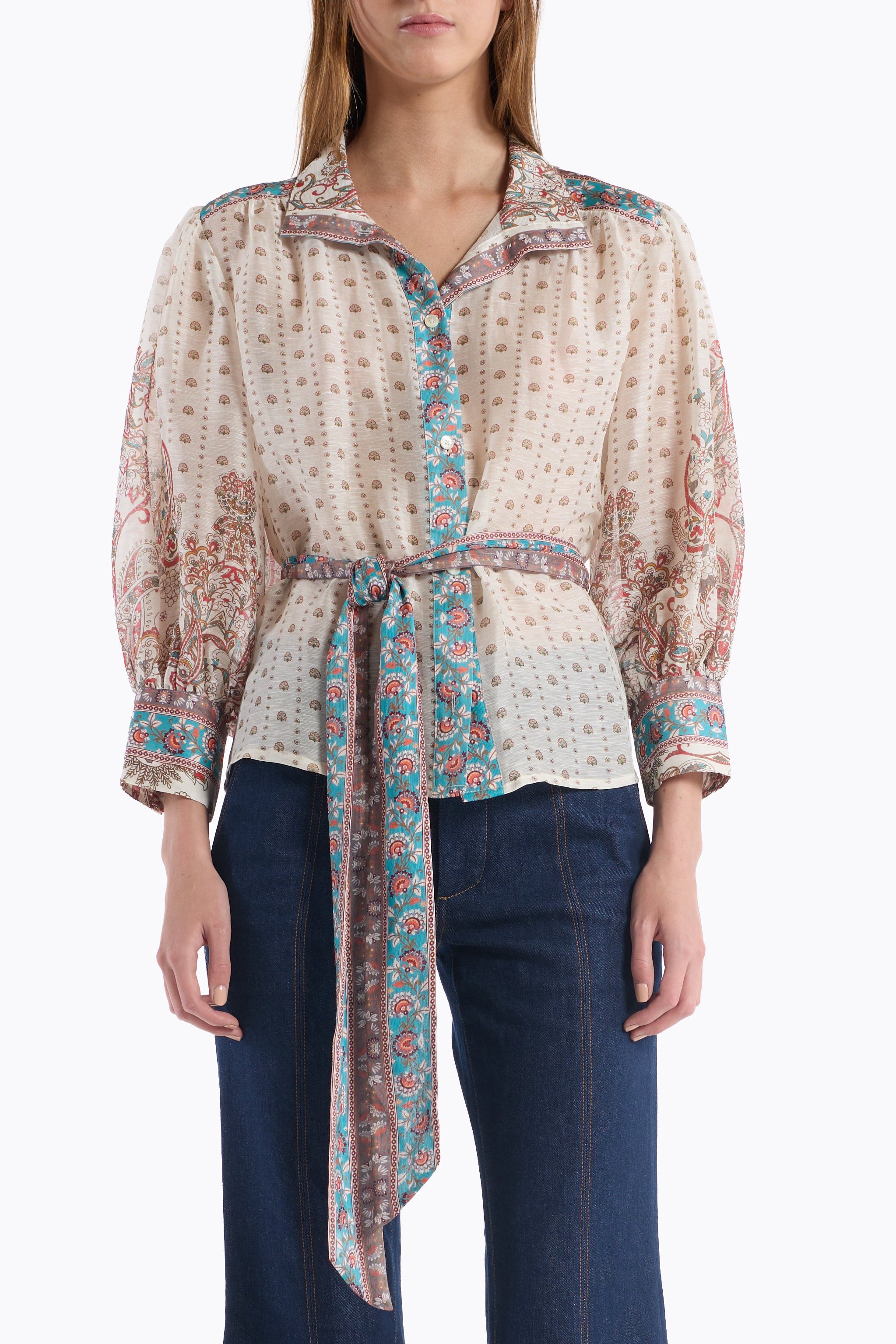 Maisy Top - Ivory Filigree