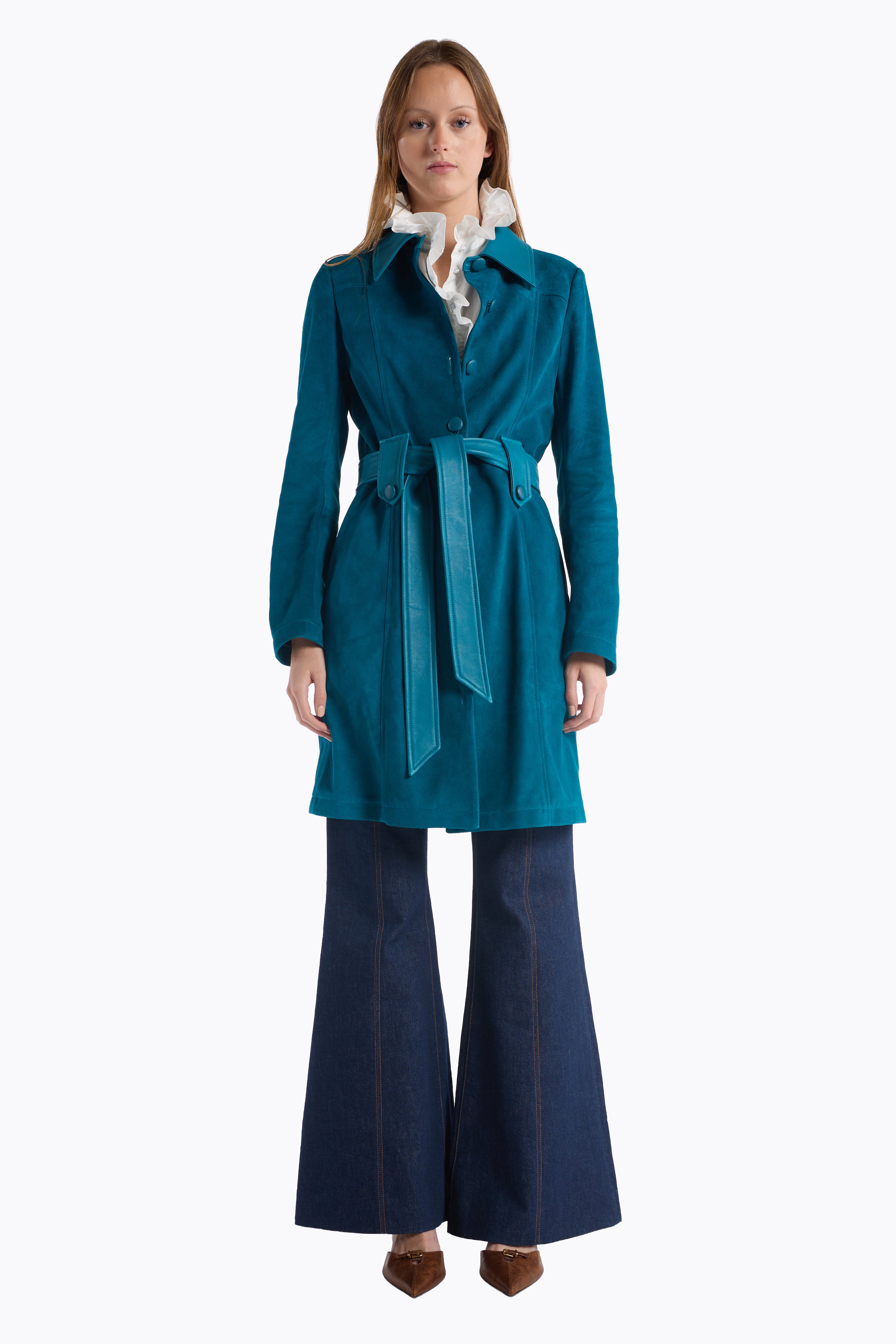 Ricci Coat - Peacock