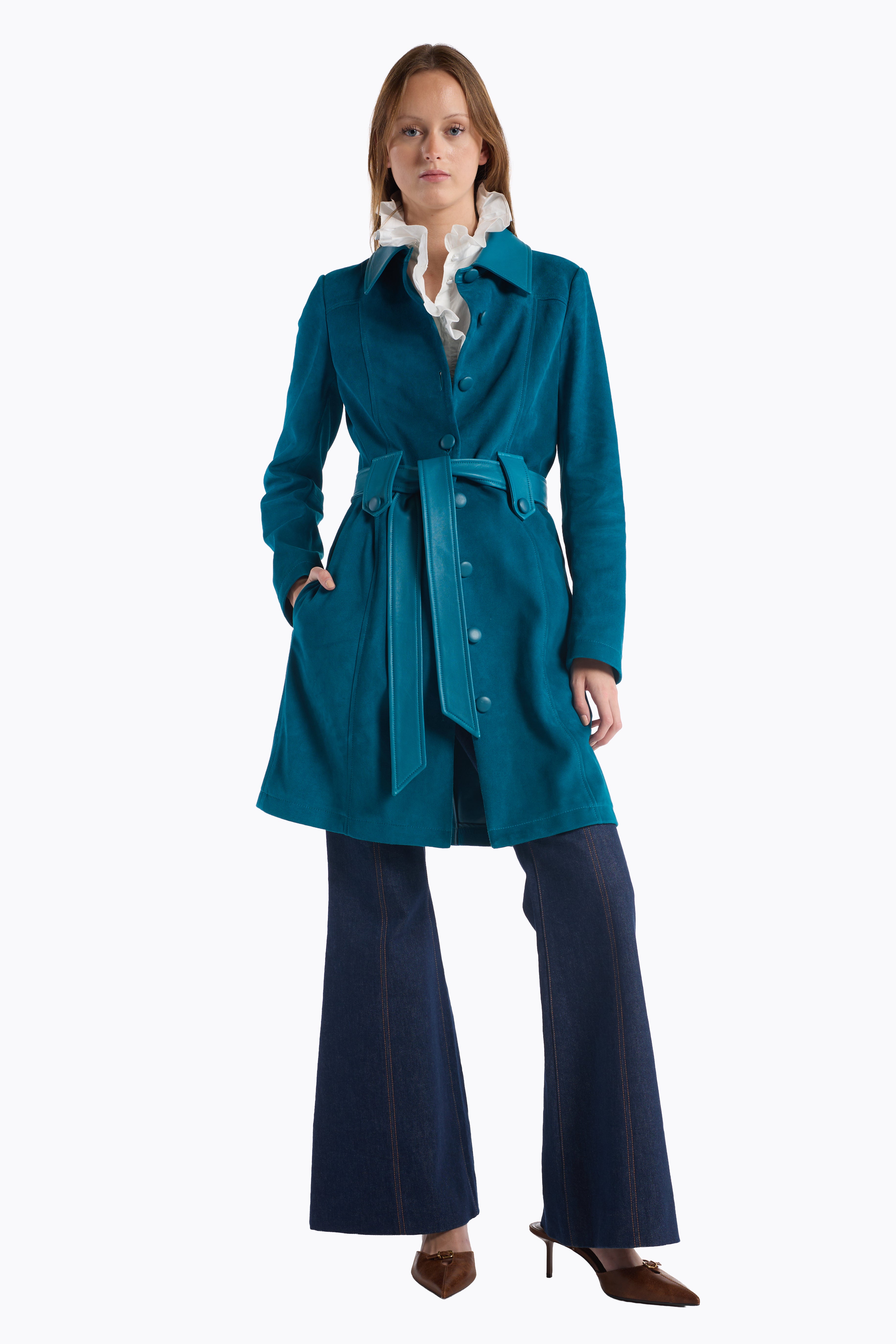 Ricci Coat - Peacock