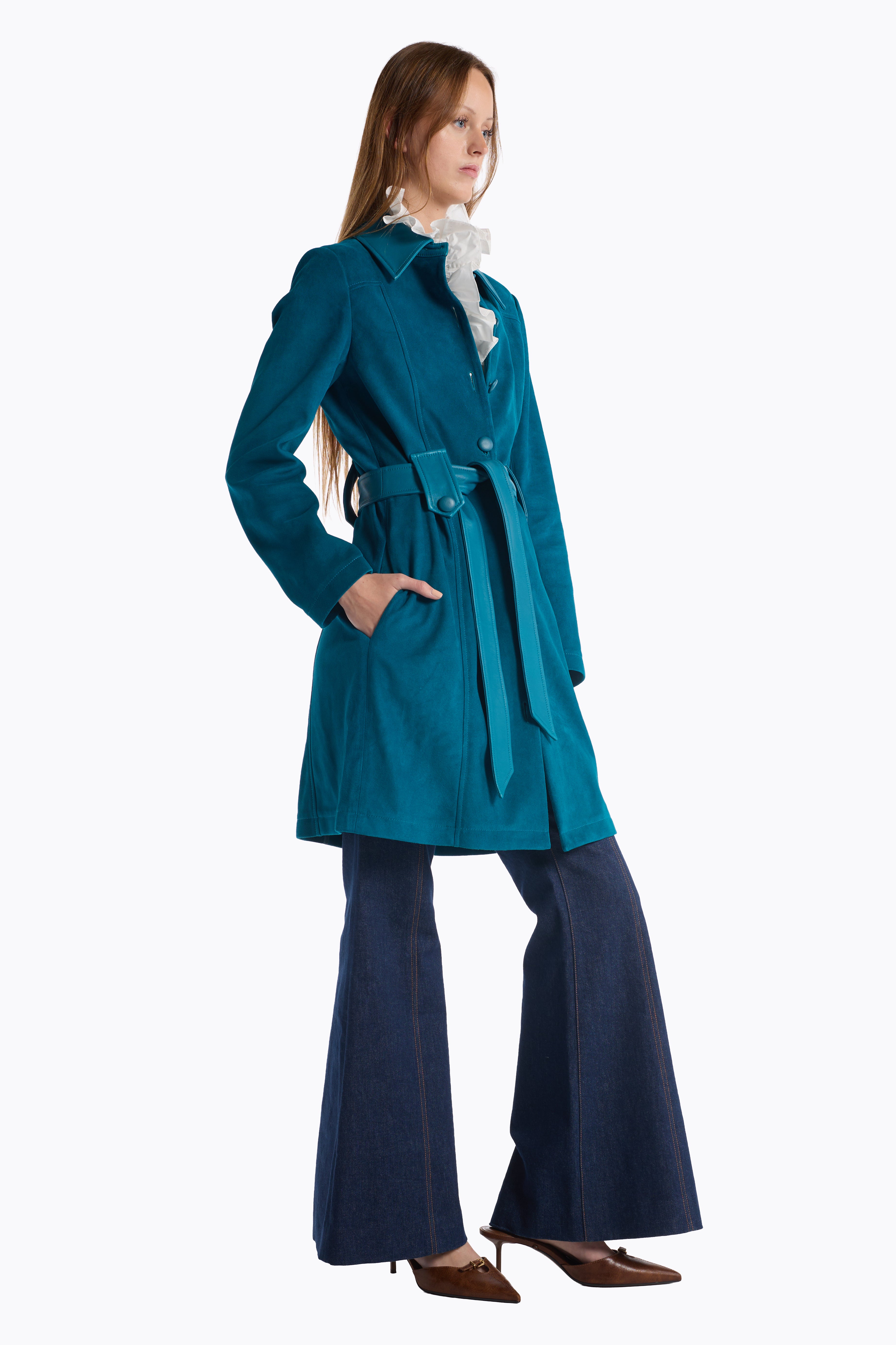 Ricci Coat - Peacock