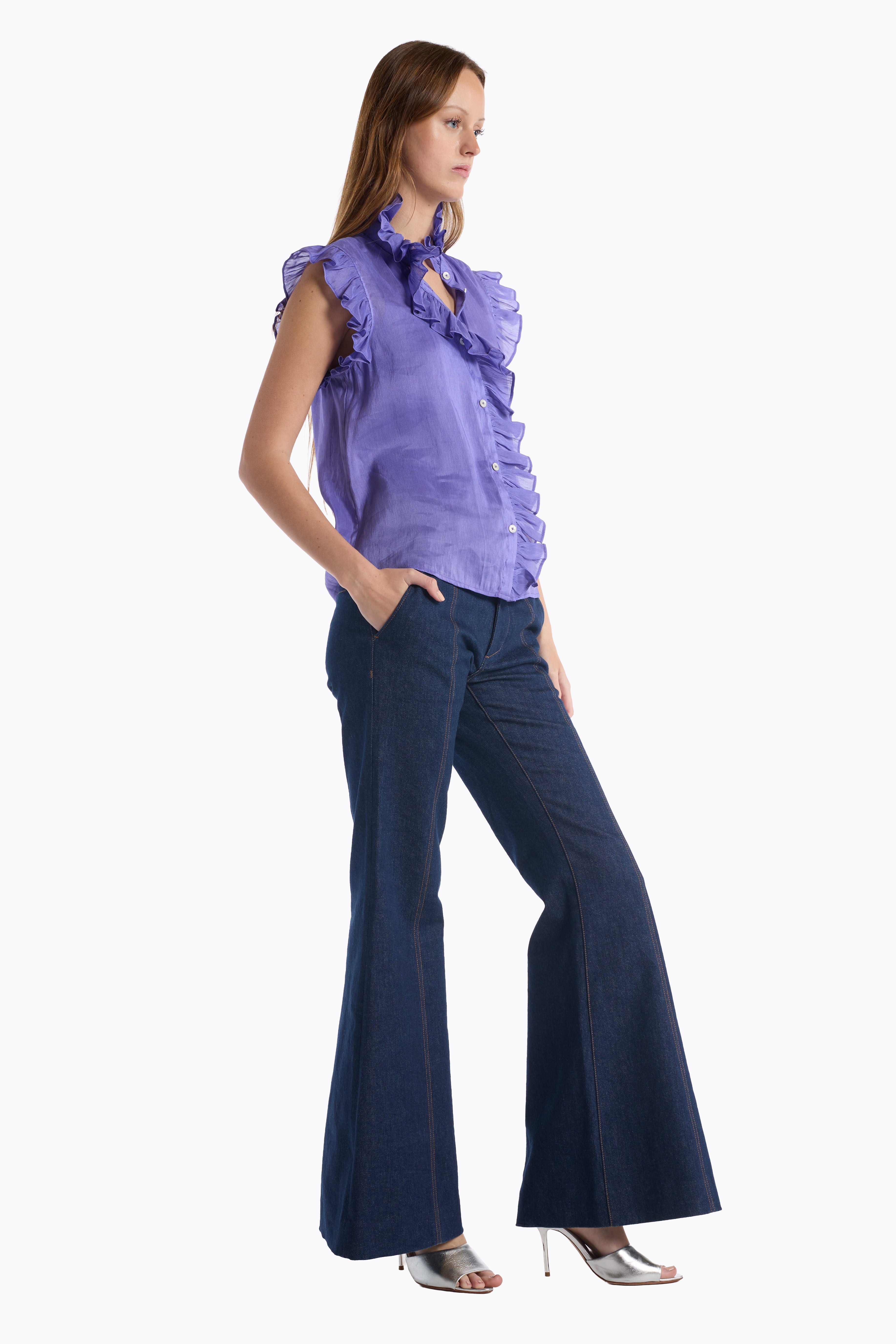 Marfa Top - Sapphire