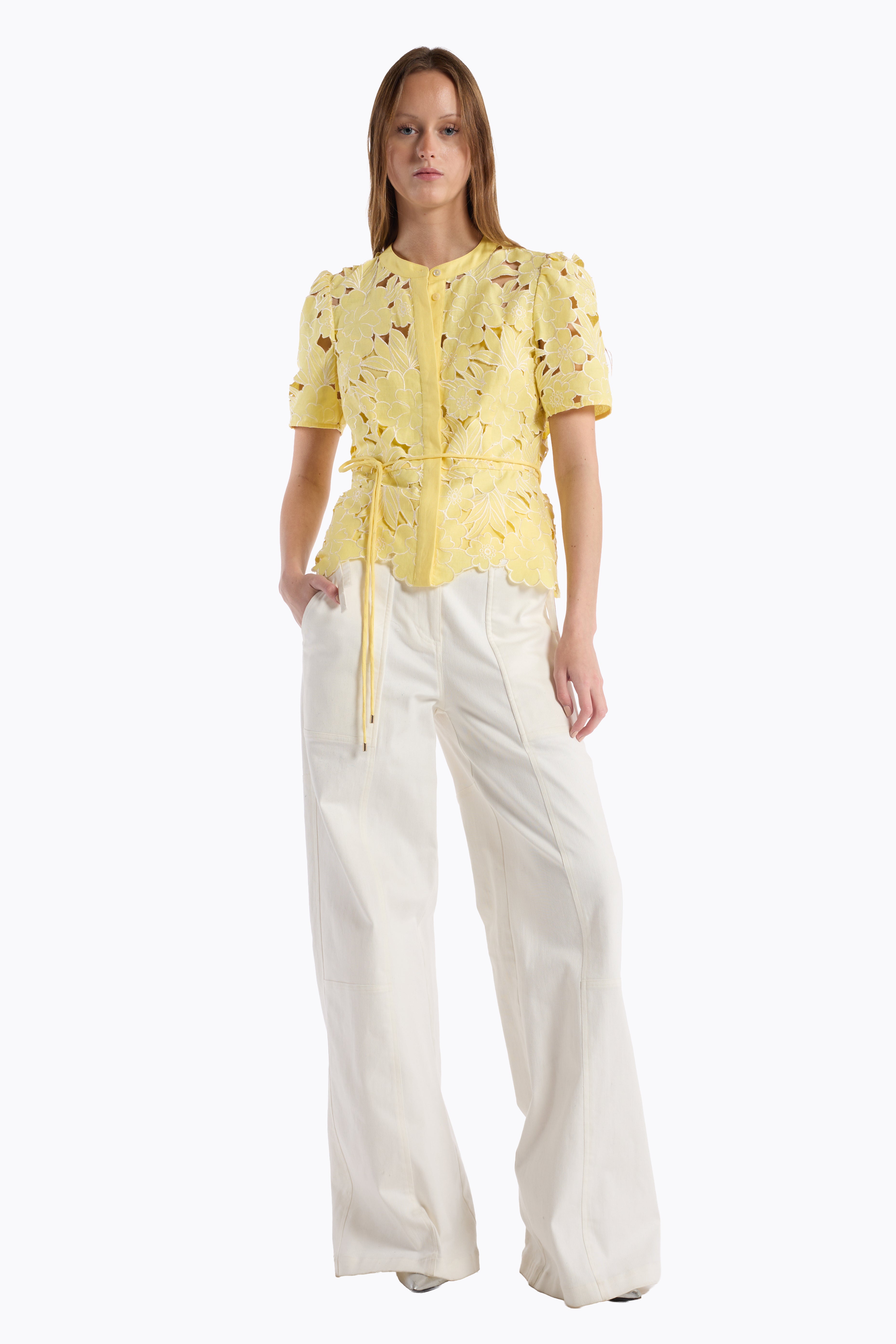 Bree Top - Lemon Magnolia