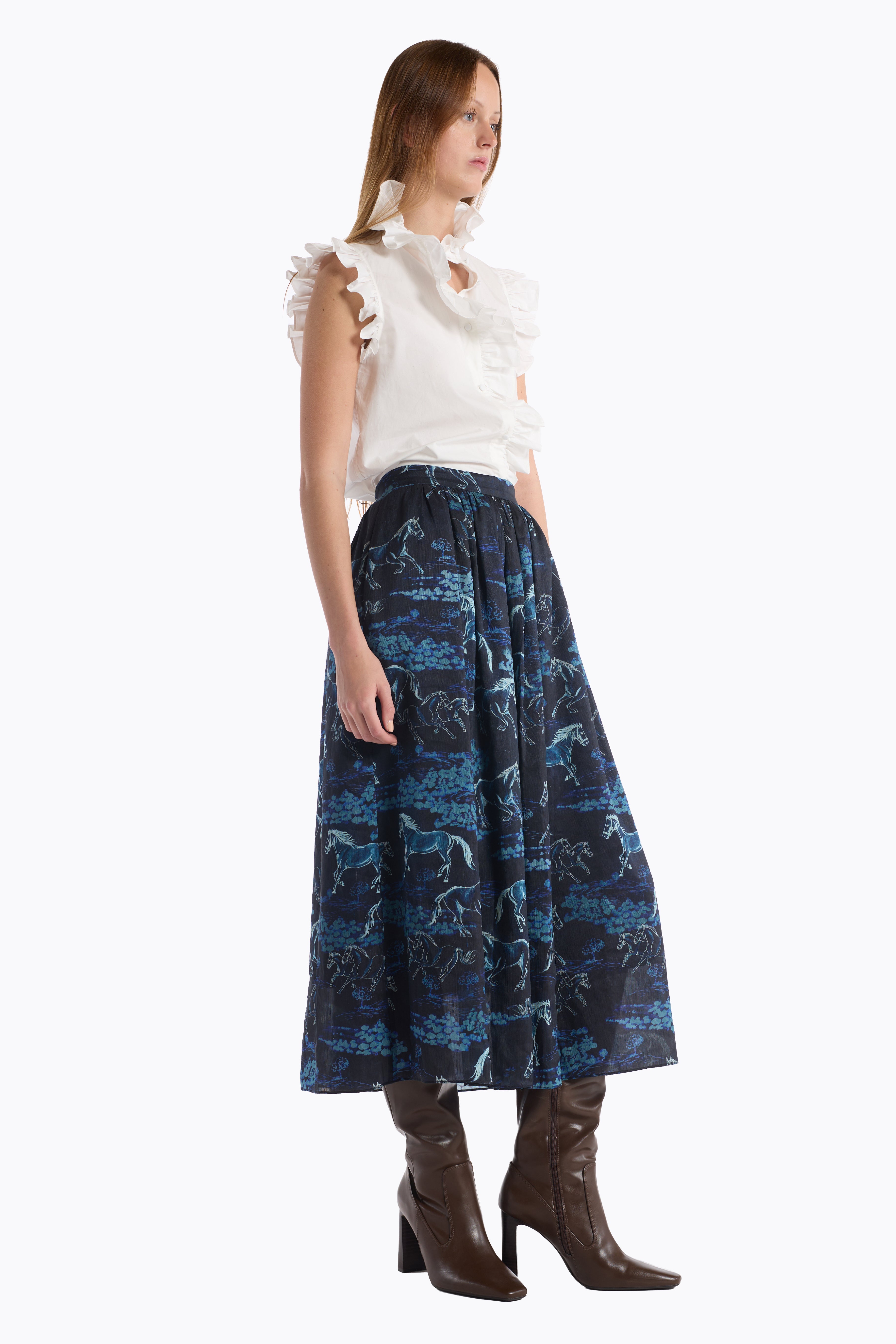Katrina Skirt - Moonlit Mustang