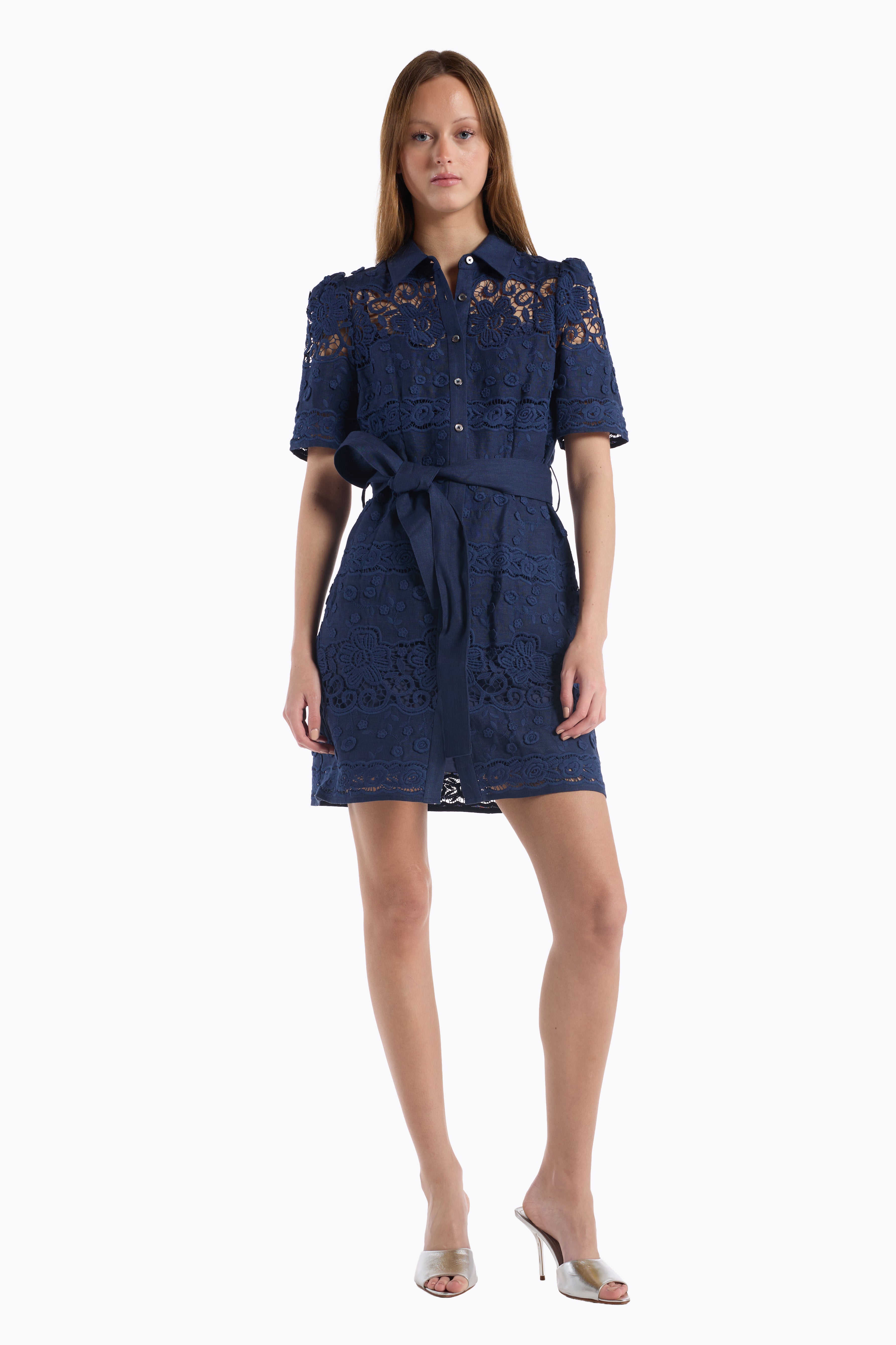 Valencia Dress - Navy