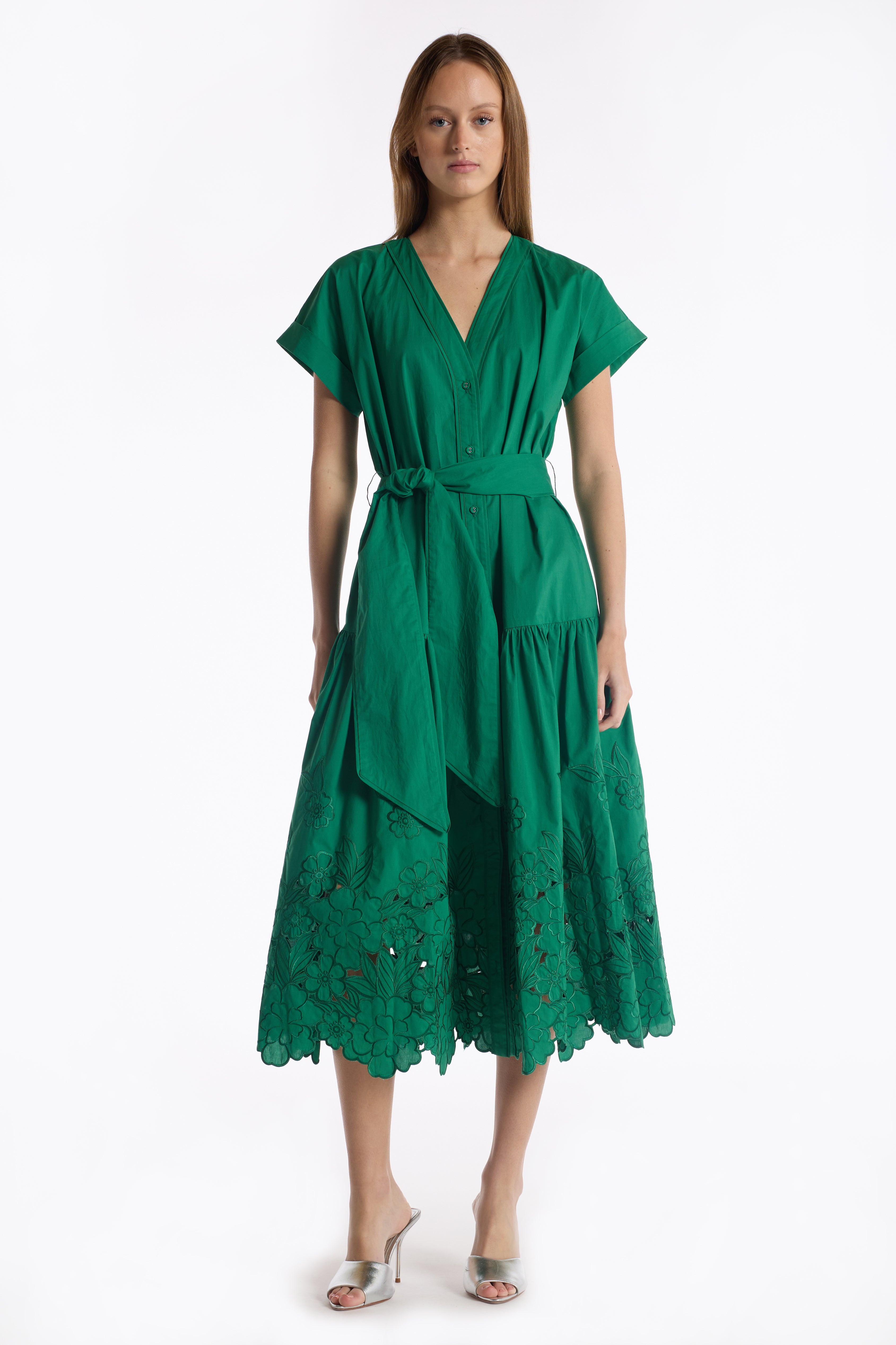 Marceline Dress - Kelly Green