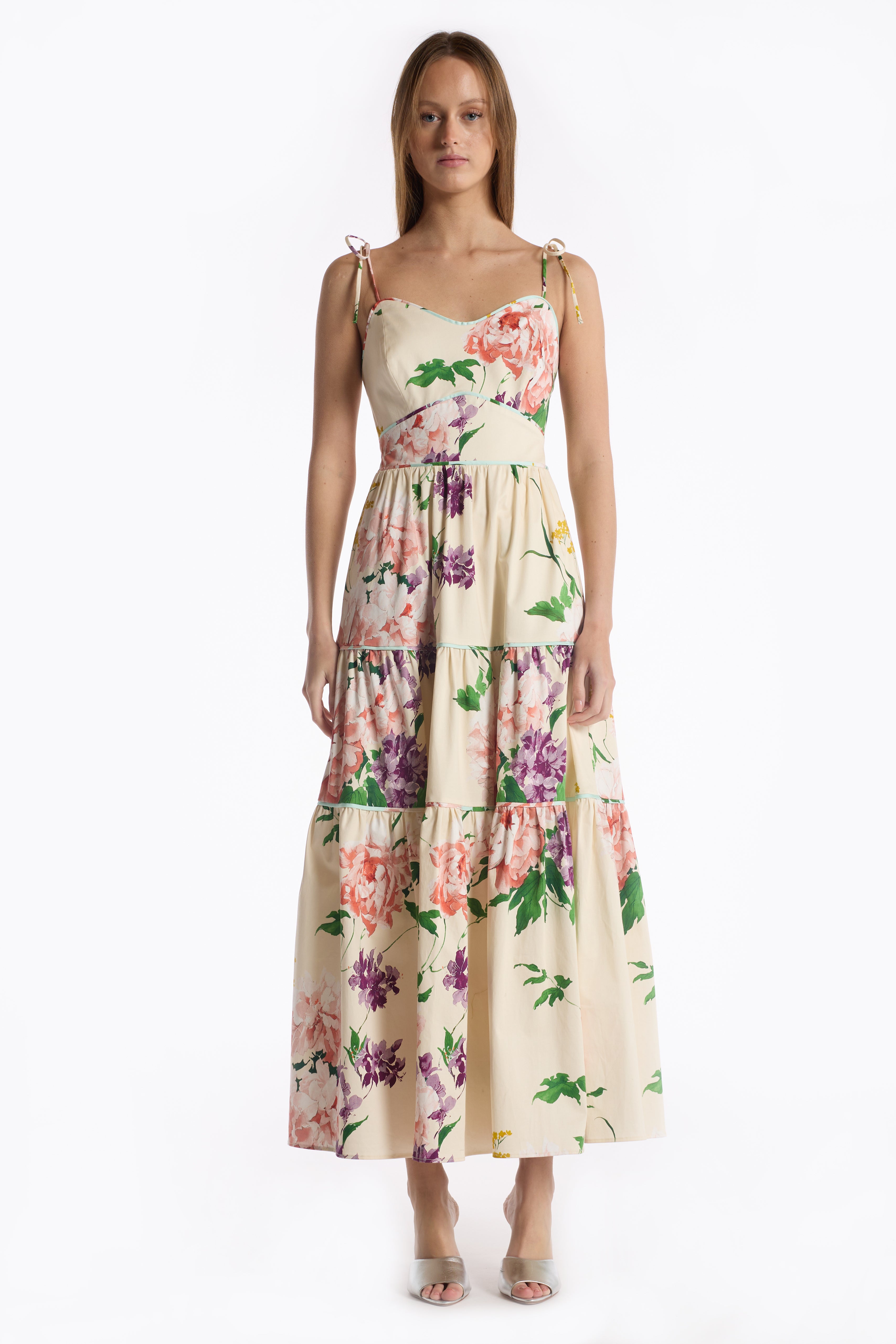 Saphina Dress - Ivory Tranquility