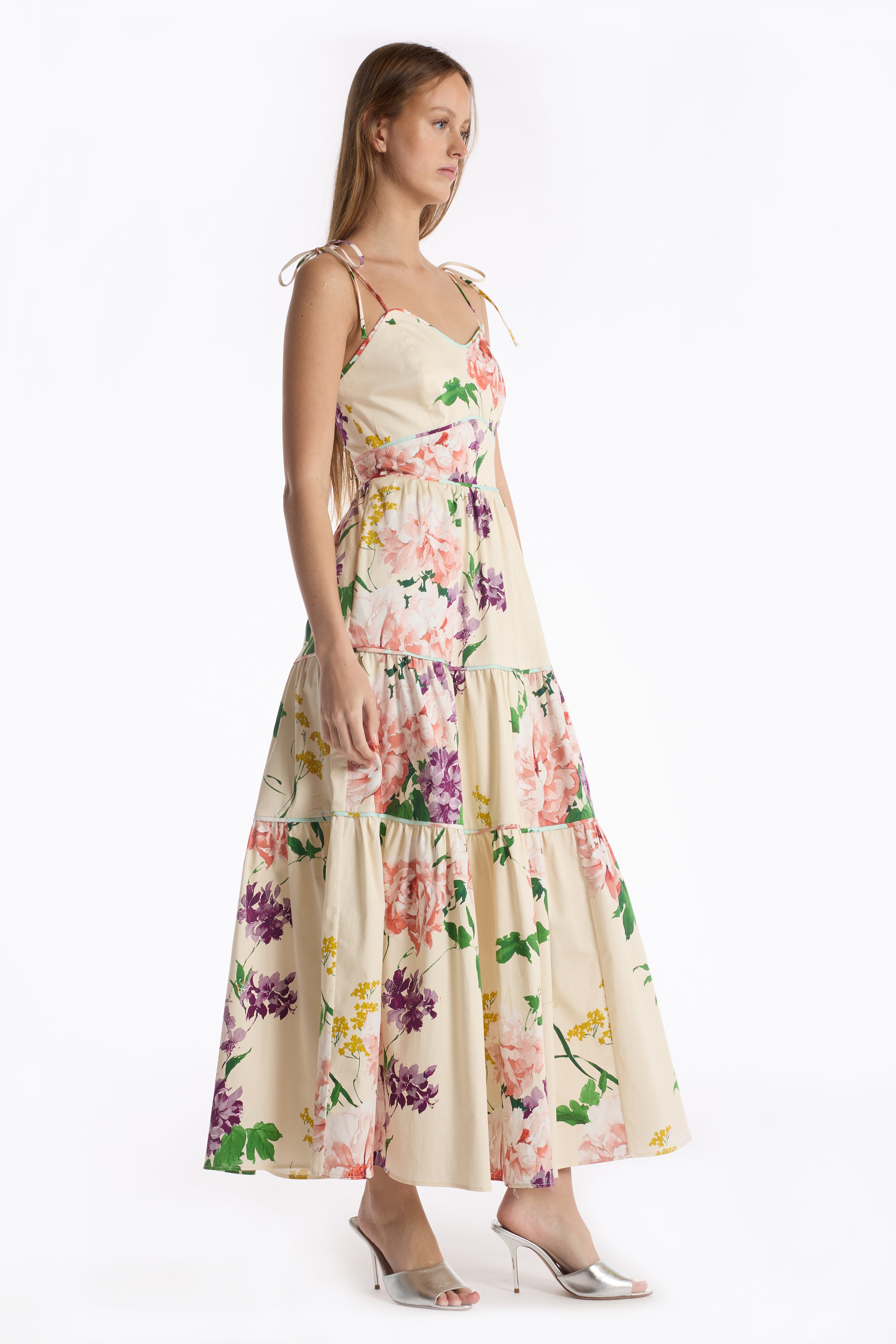 Saphina Dress - Ivory Tranquility