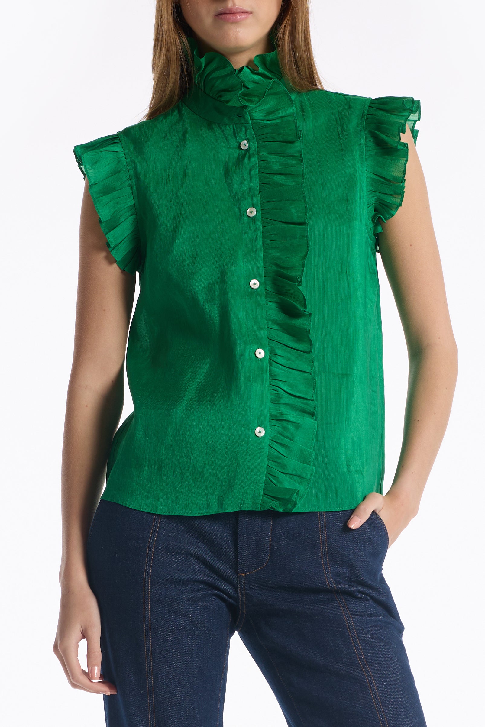 Marfa Top - Kelly Green