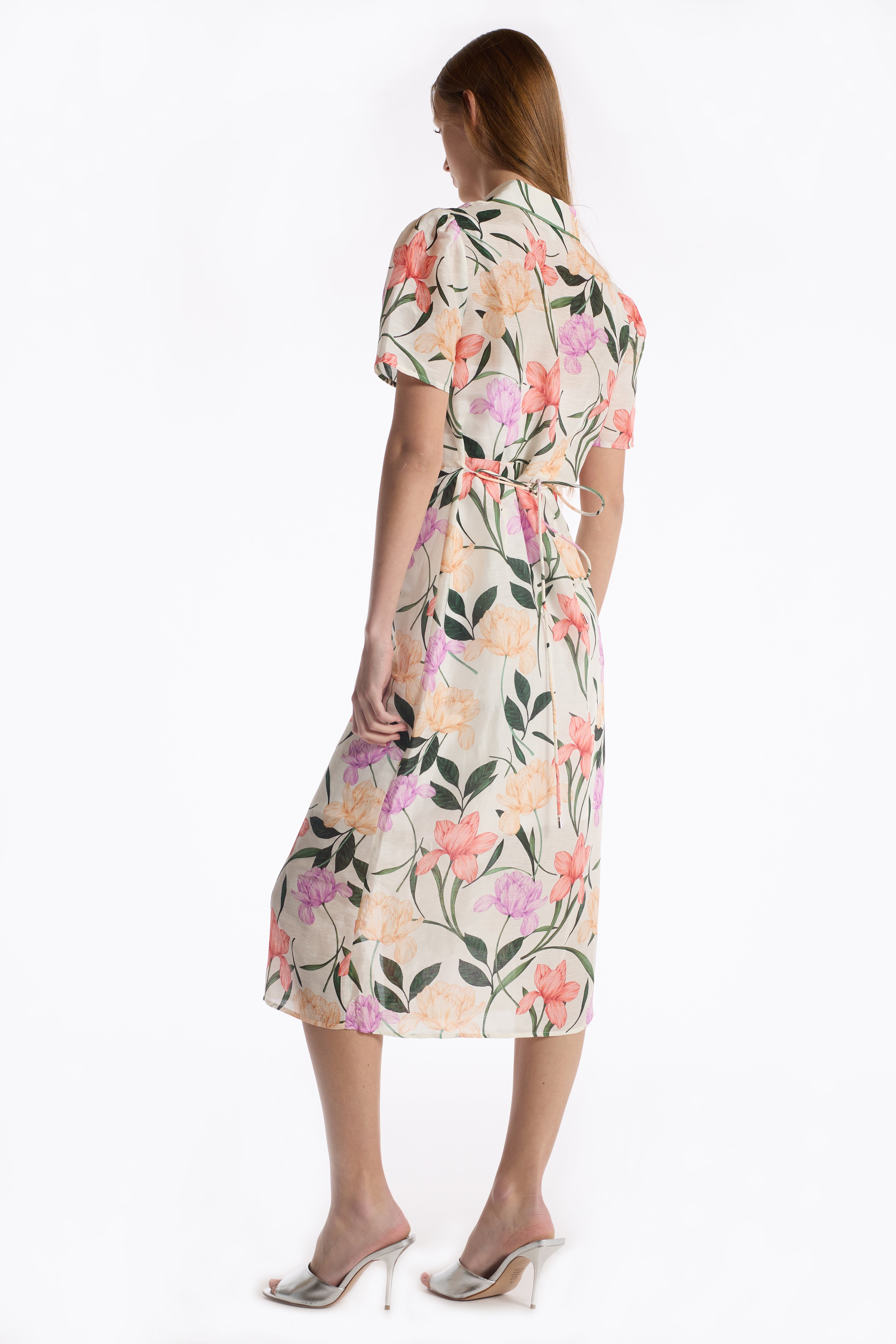 Cecile Dress - Jardin Ivory