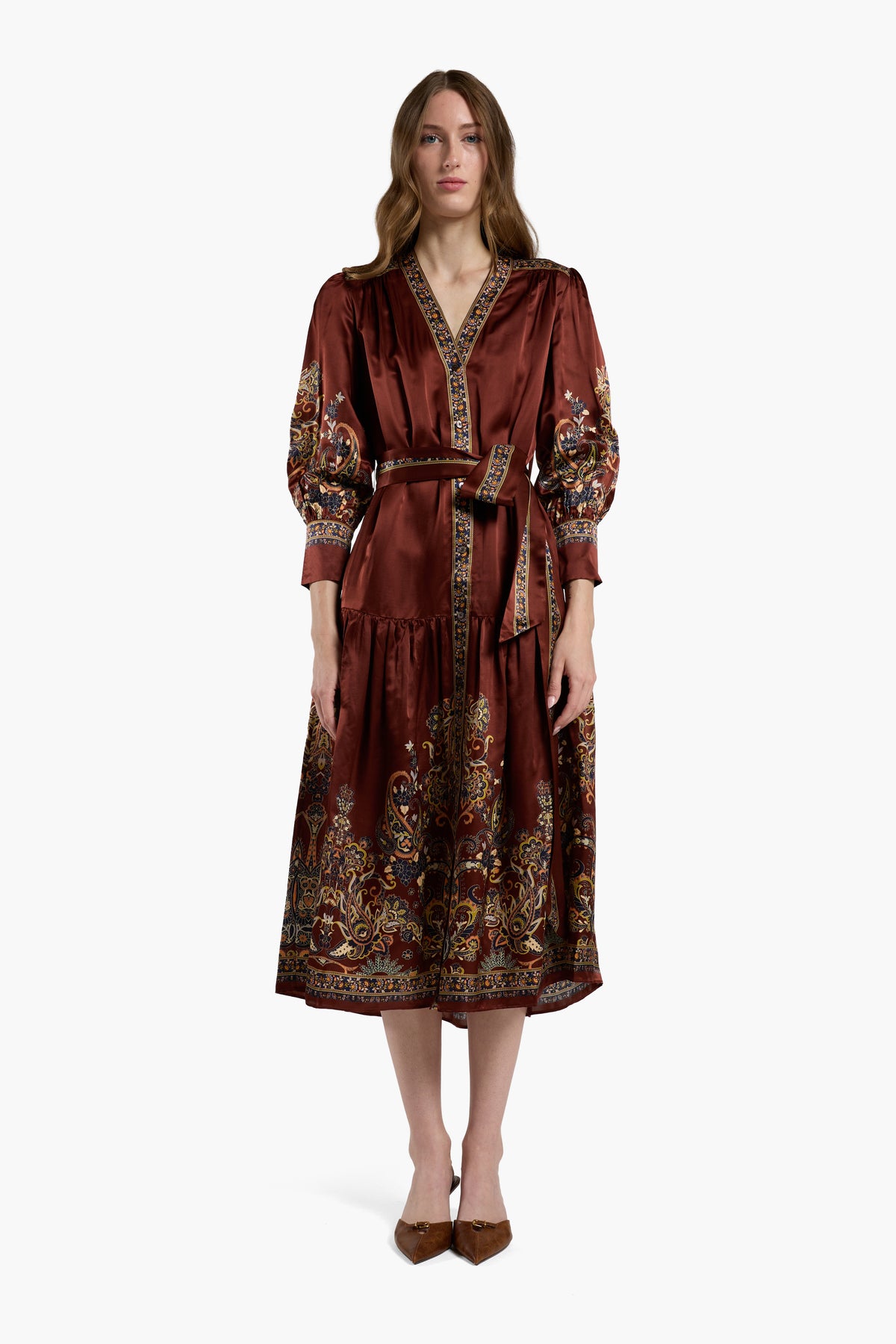 Layla Dress - Montara Rust