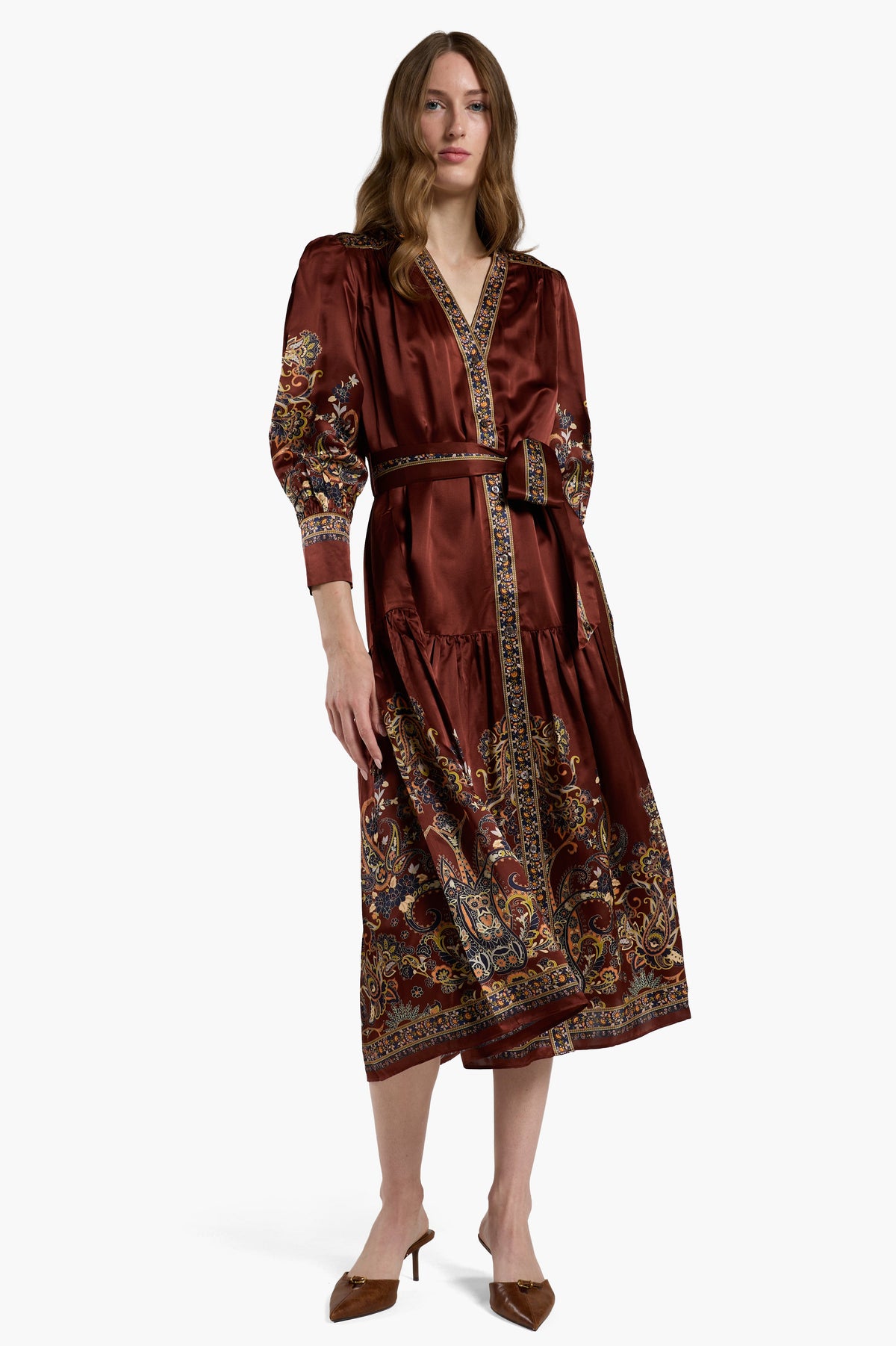 Layla Dress - Montara Rust