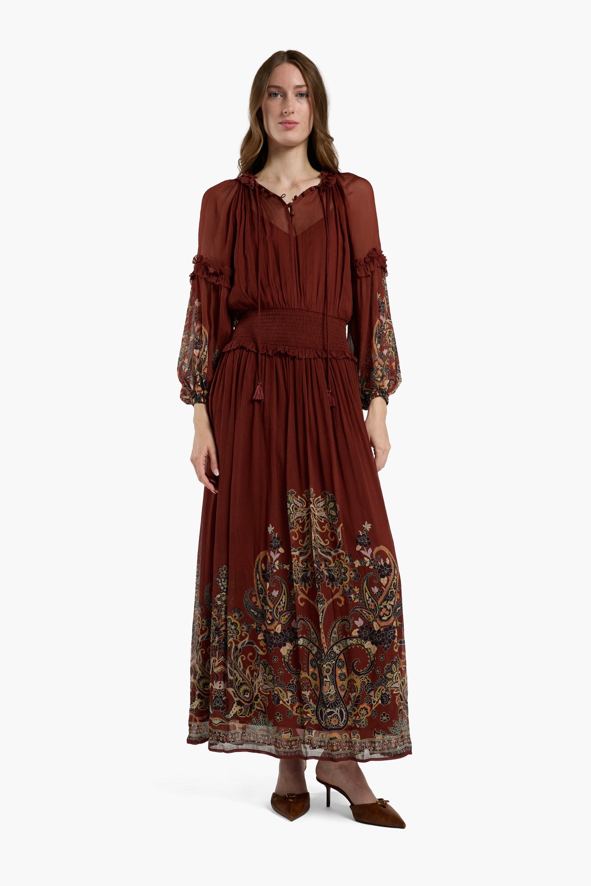 Melody Dress - Montara Rust