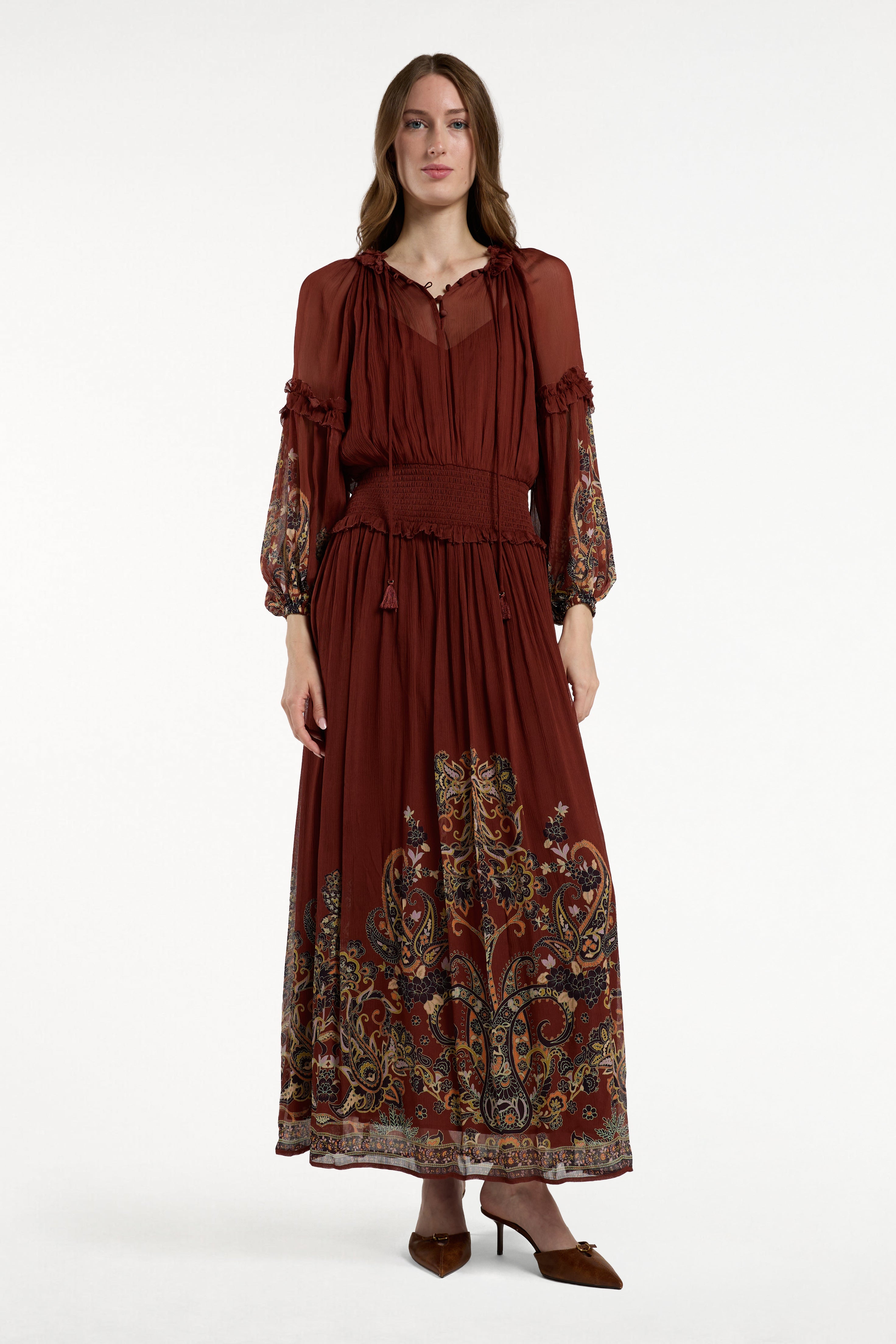 Melody Dress - Montara Rust