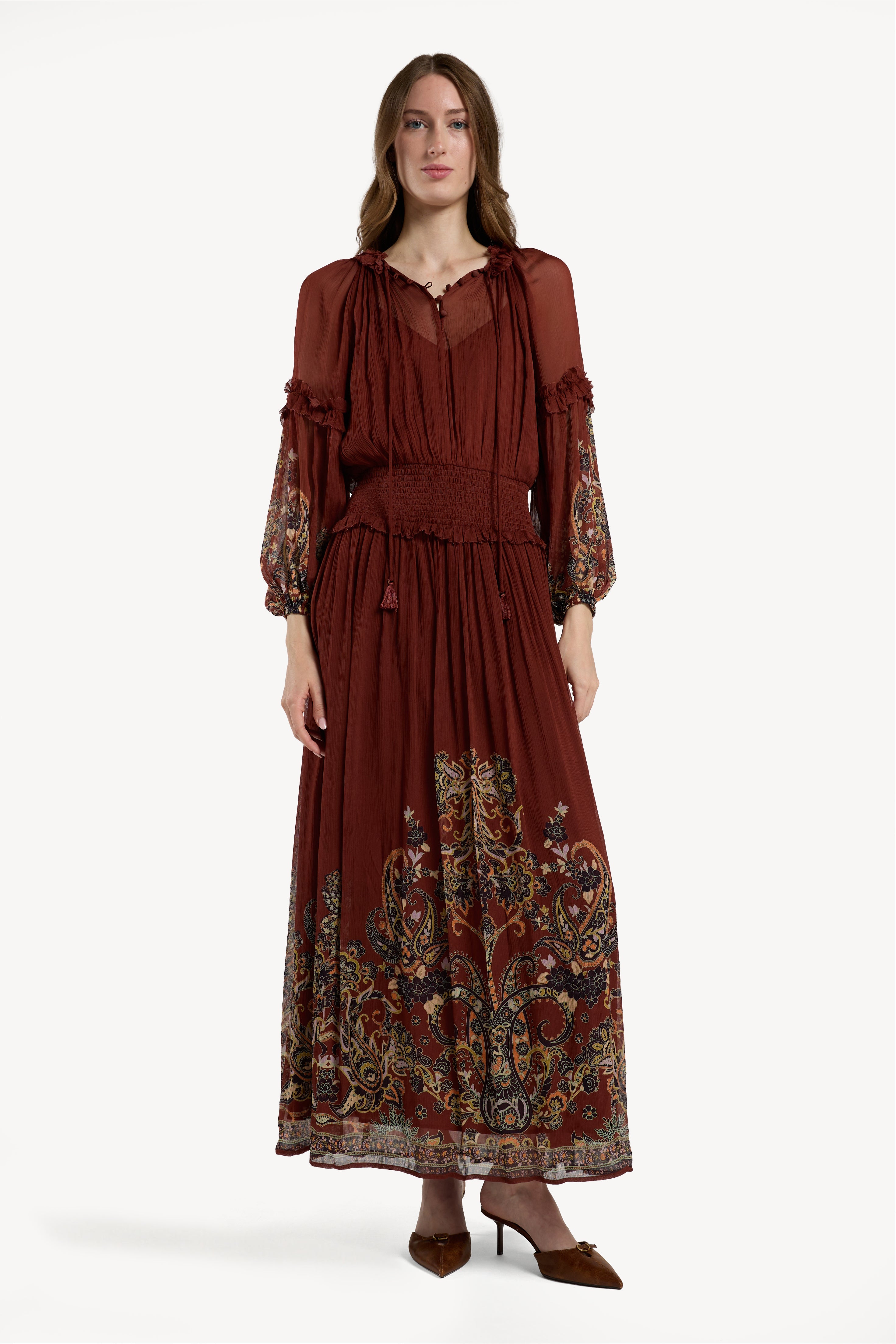 Melody Dress - Montara Rust