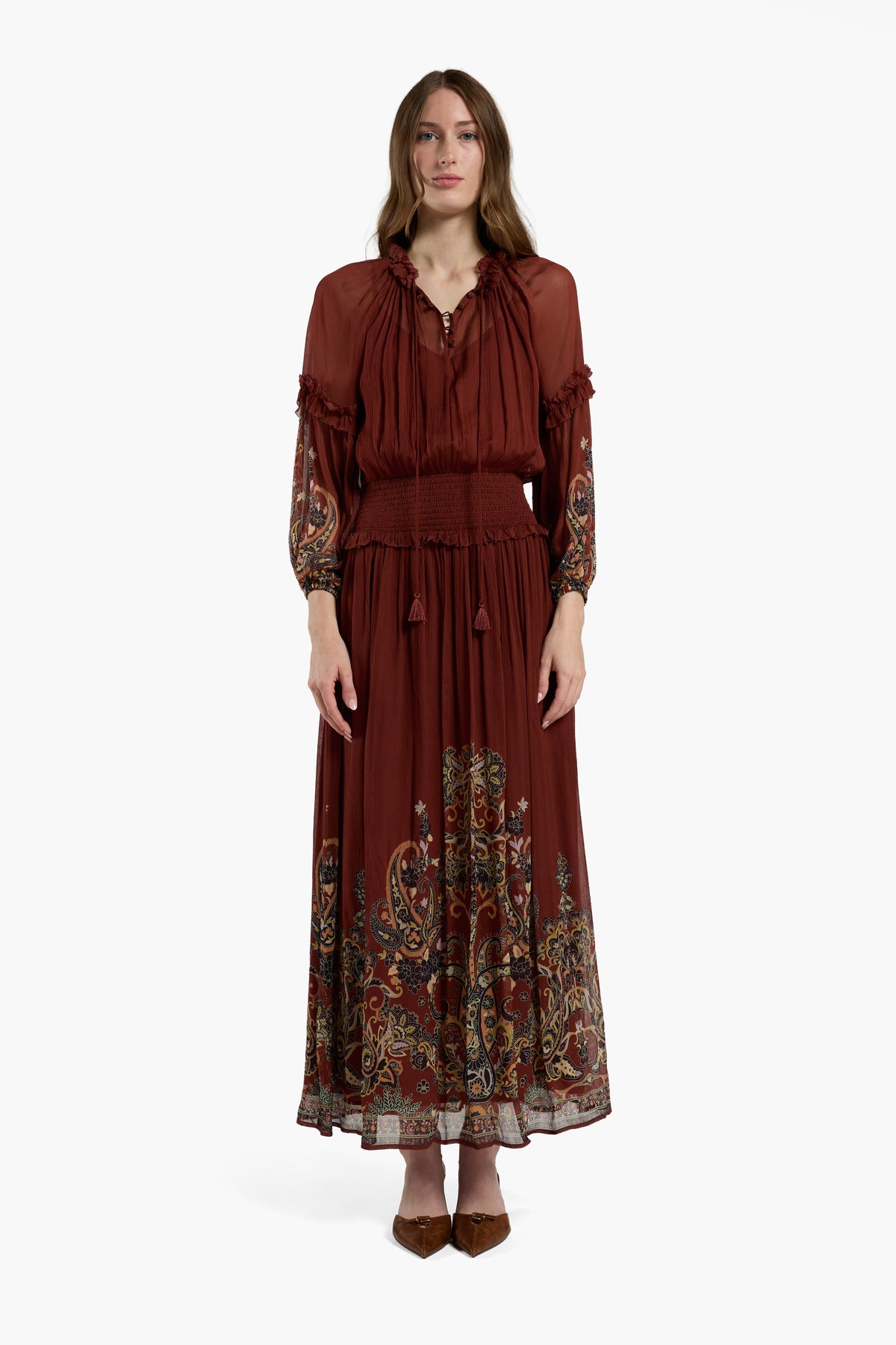 Melody Dress - Montara Rust