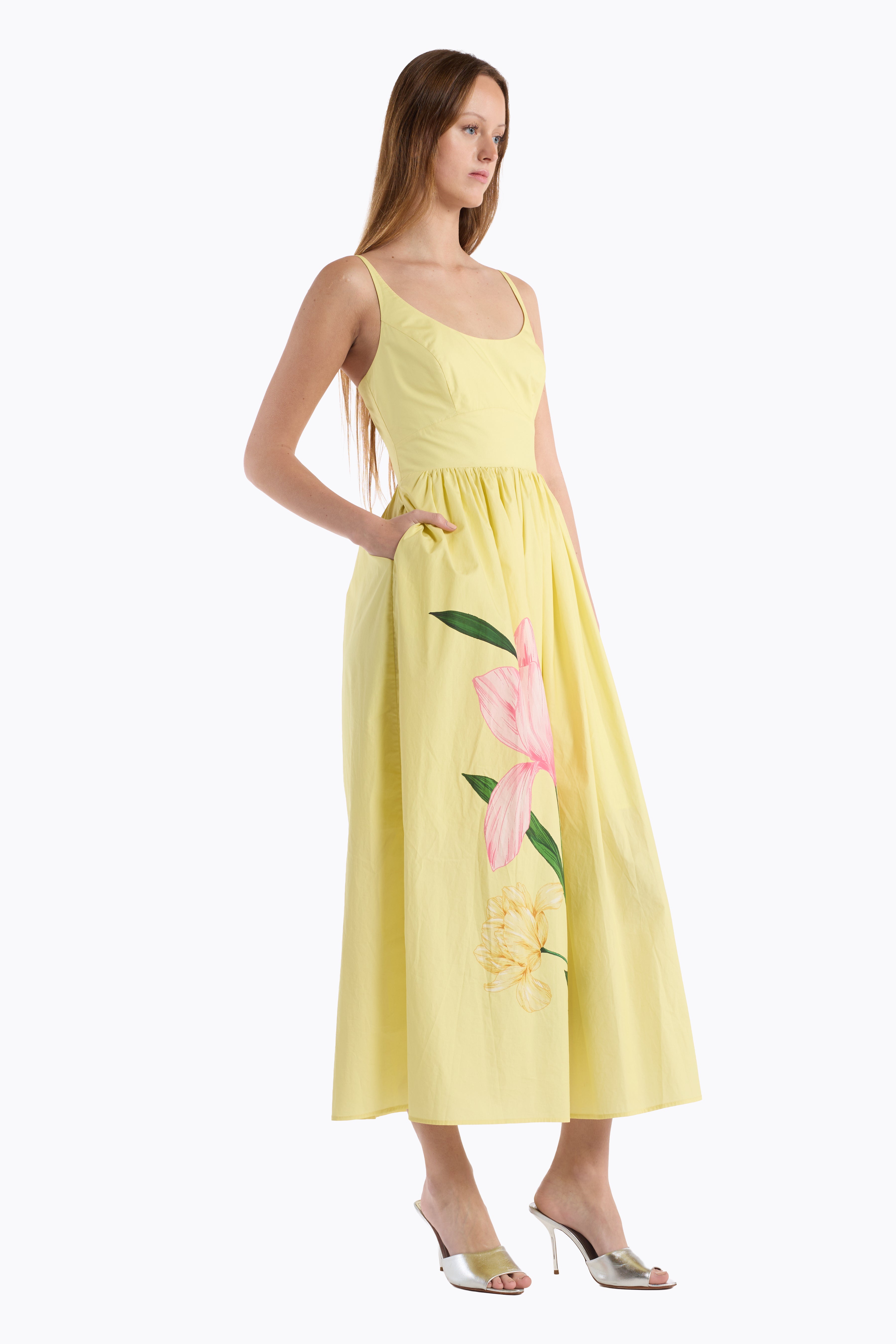 Nixie Dress - Cote Yellow