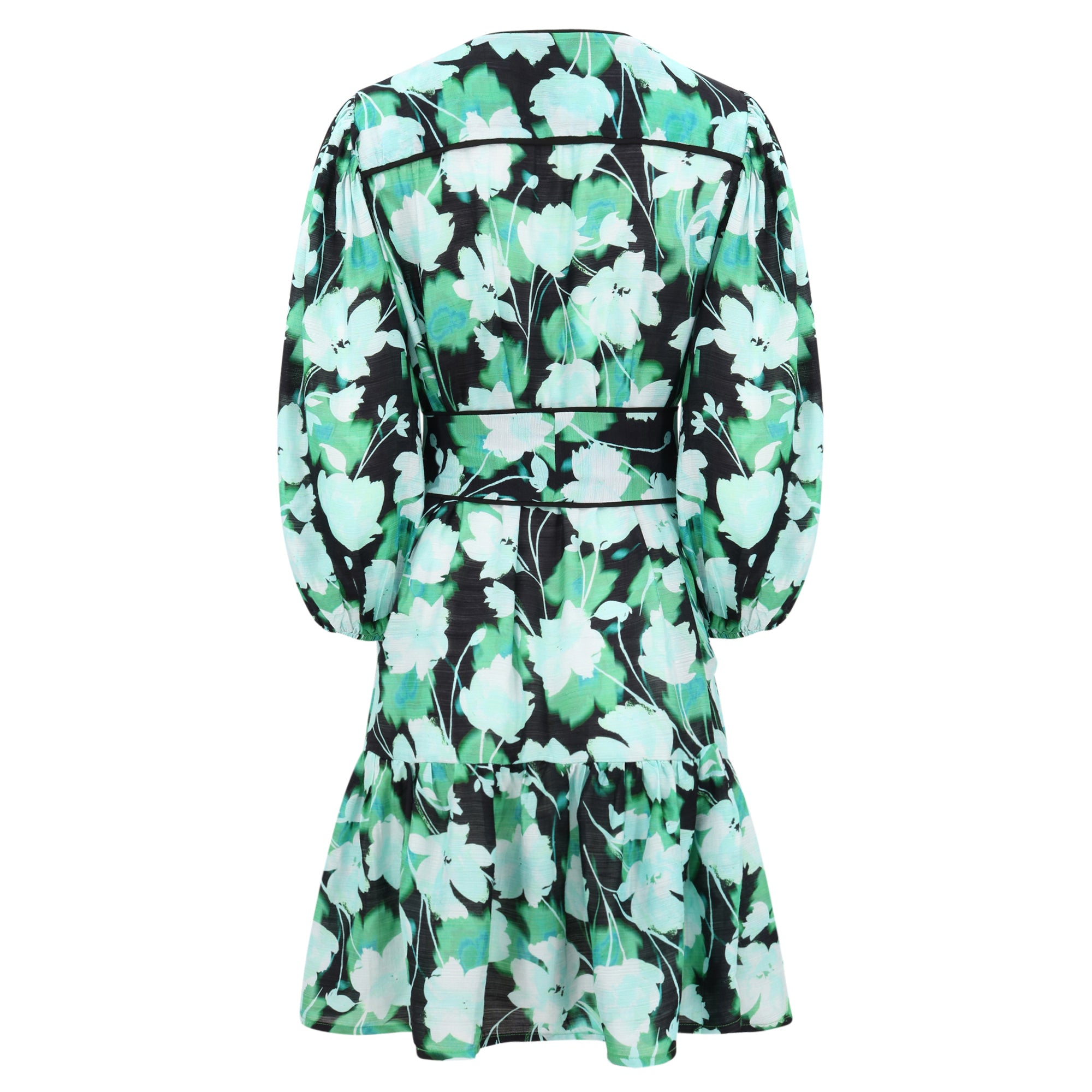 Adelaide Dress - Mint Shadow Flower