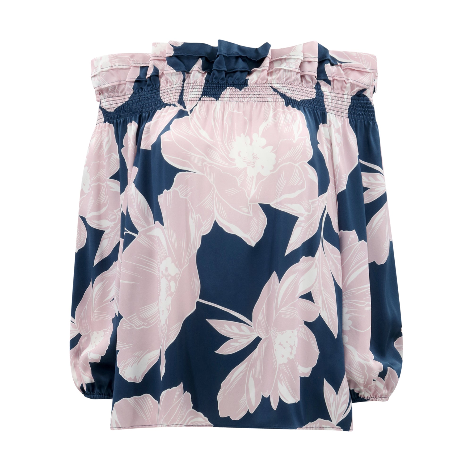 Regina Top - Midnight Blossom