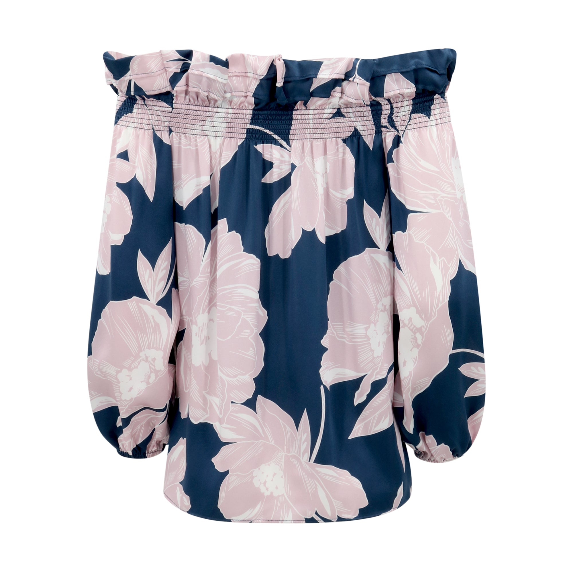 Regina Top - Midnight Blossom