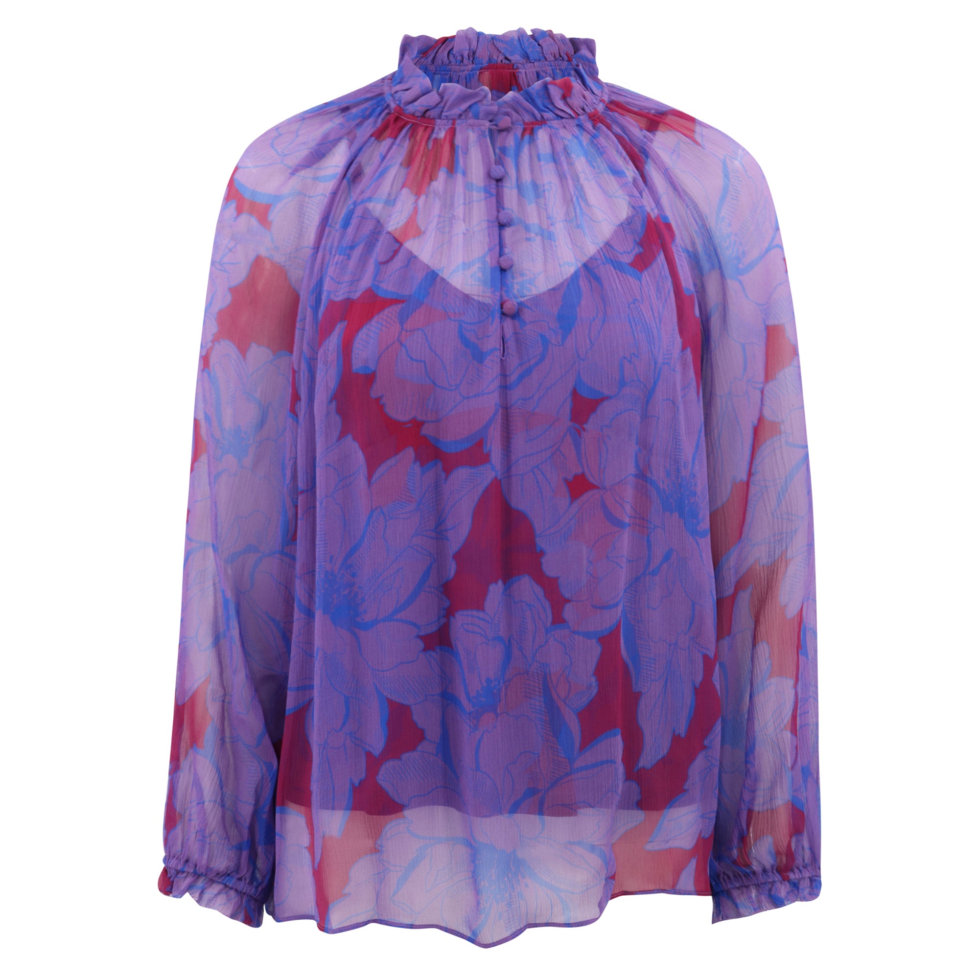 Karla Blouse - Vibrant Bloom