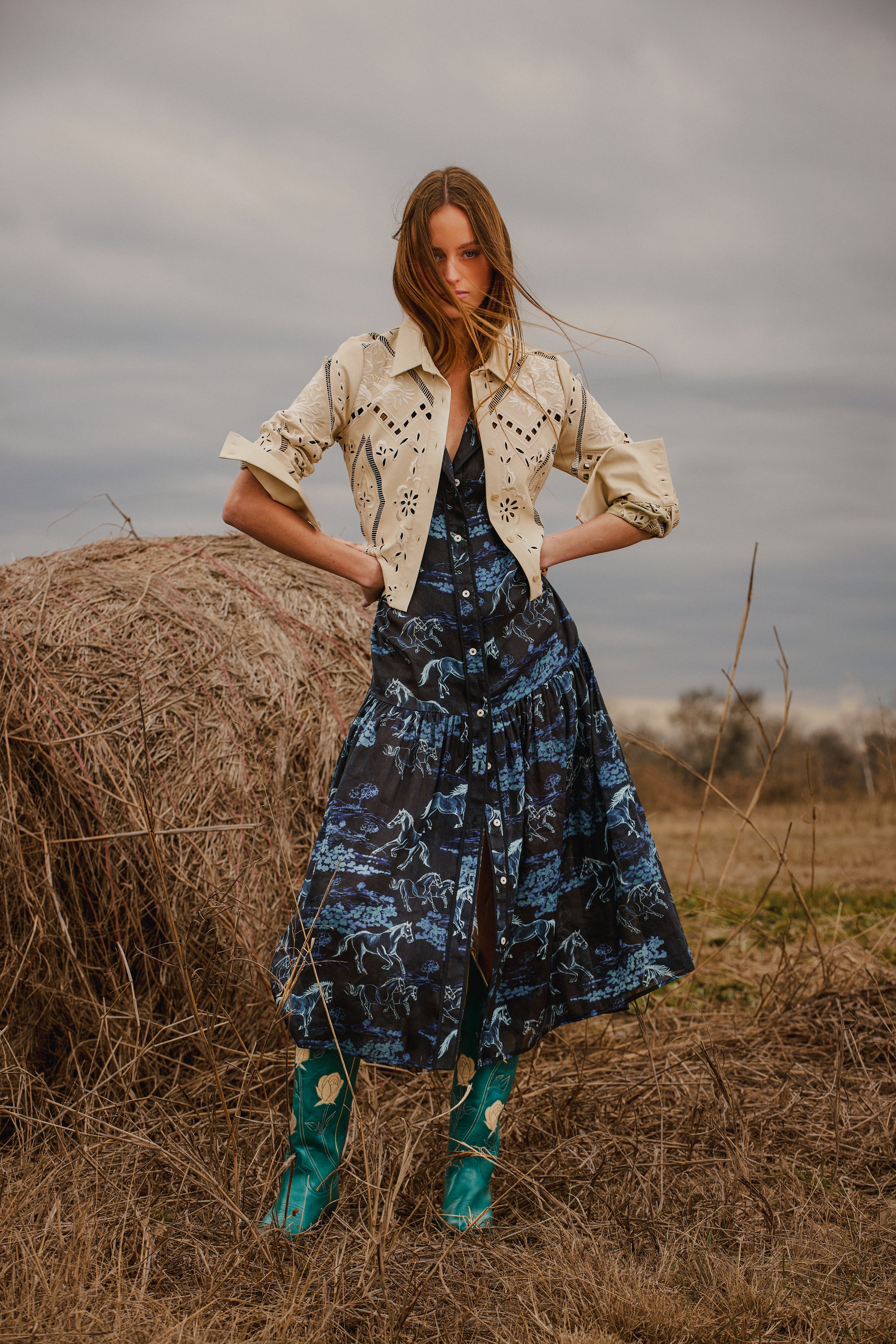 Estella Dress - Moonlit Mustang