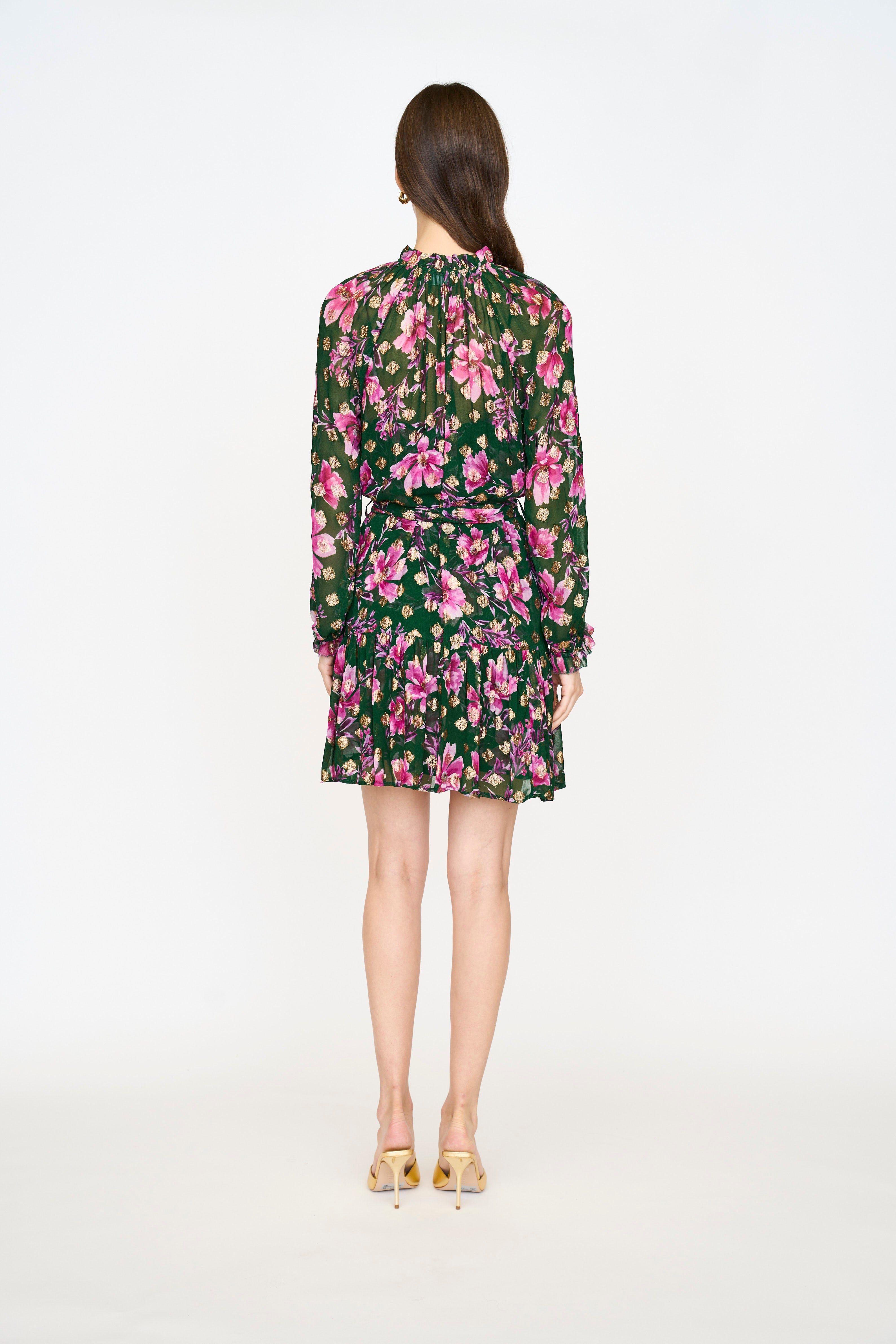 Jenny Dress - Pink Poinsettia