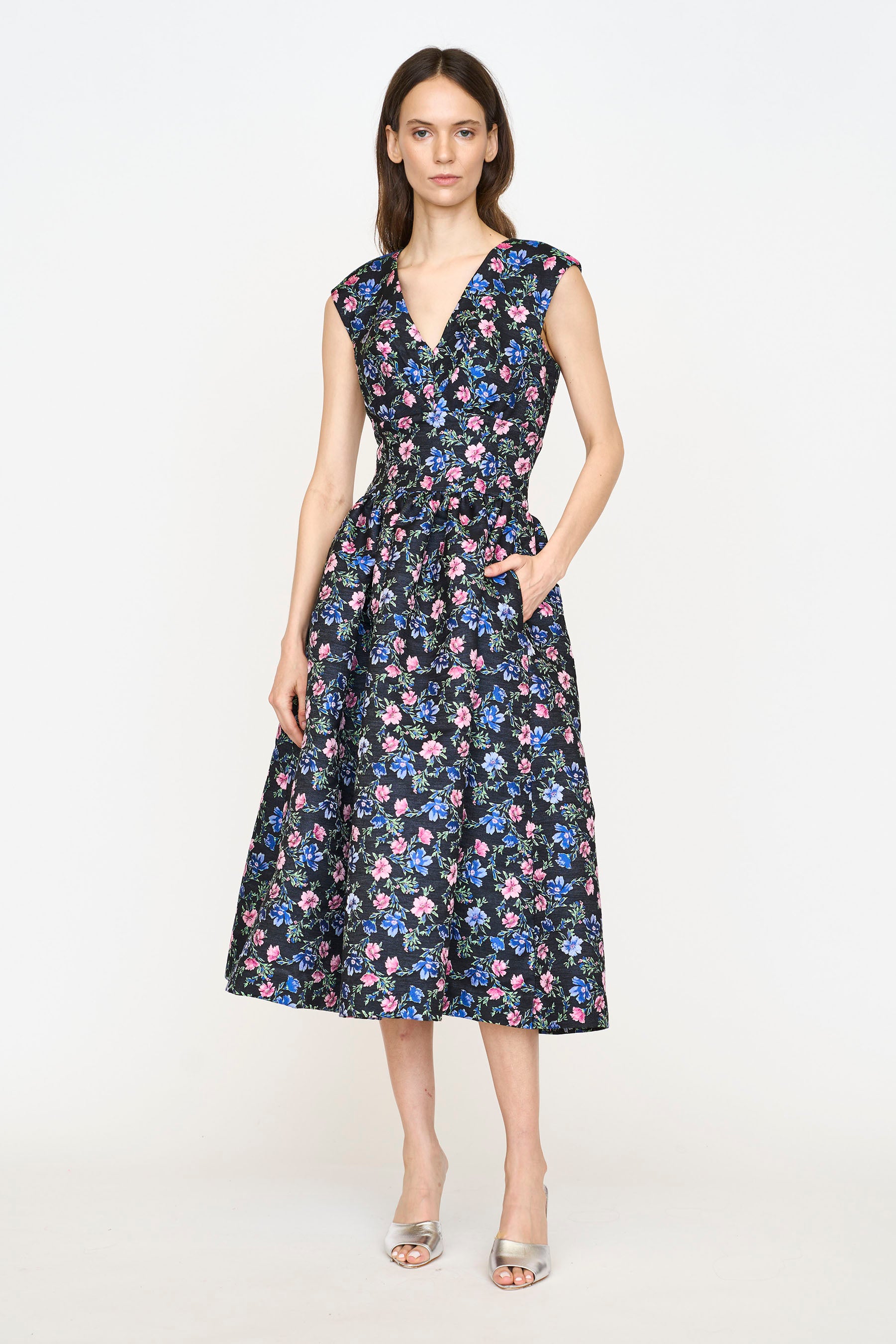 Darlene Dress - Carlyle Jacquard