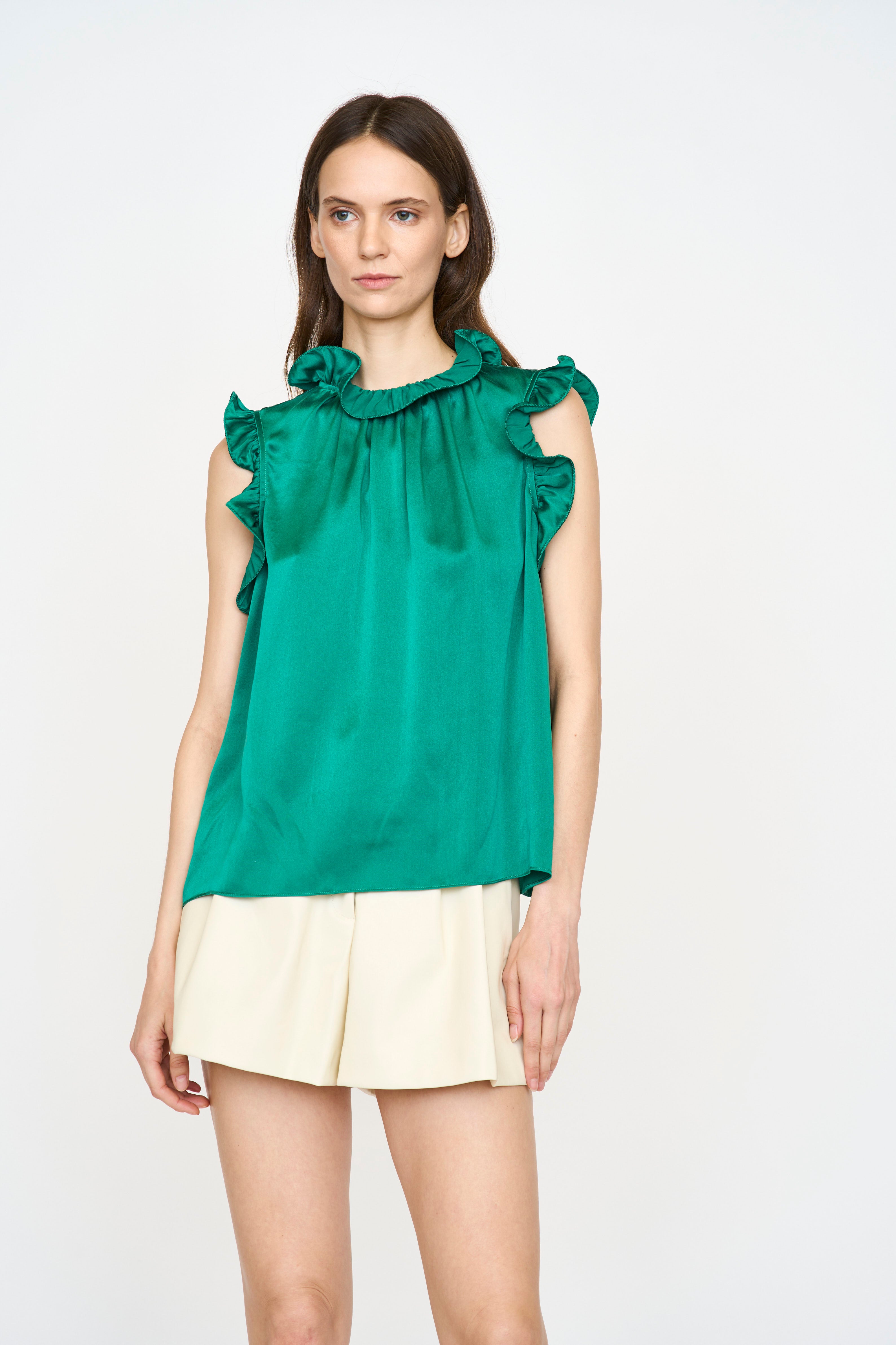 Renee Blouse - Emerald