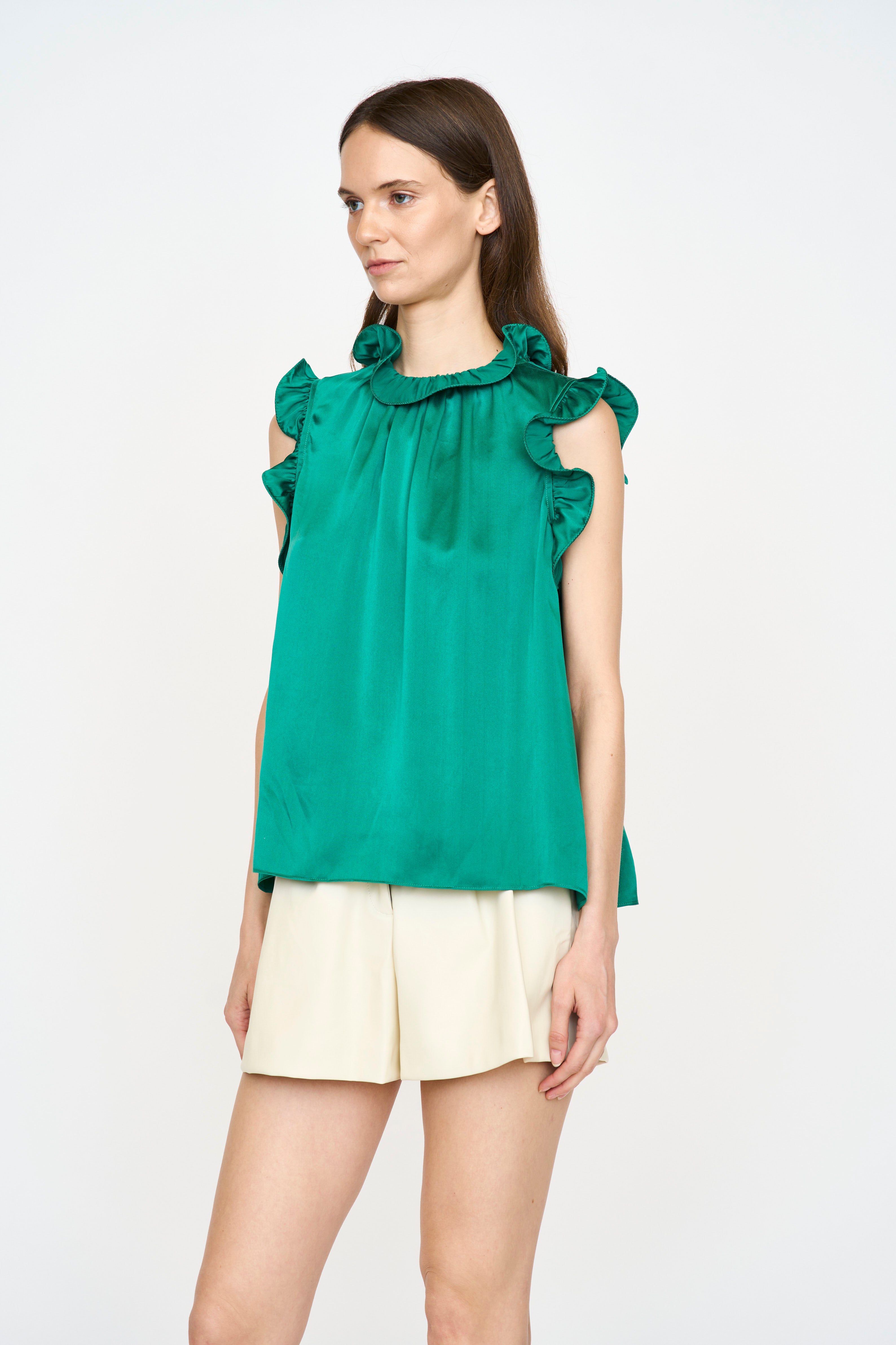 Renee Blouse - Emerald